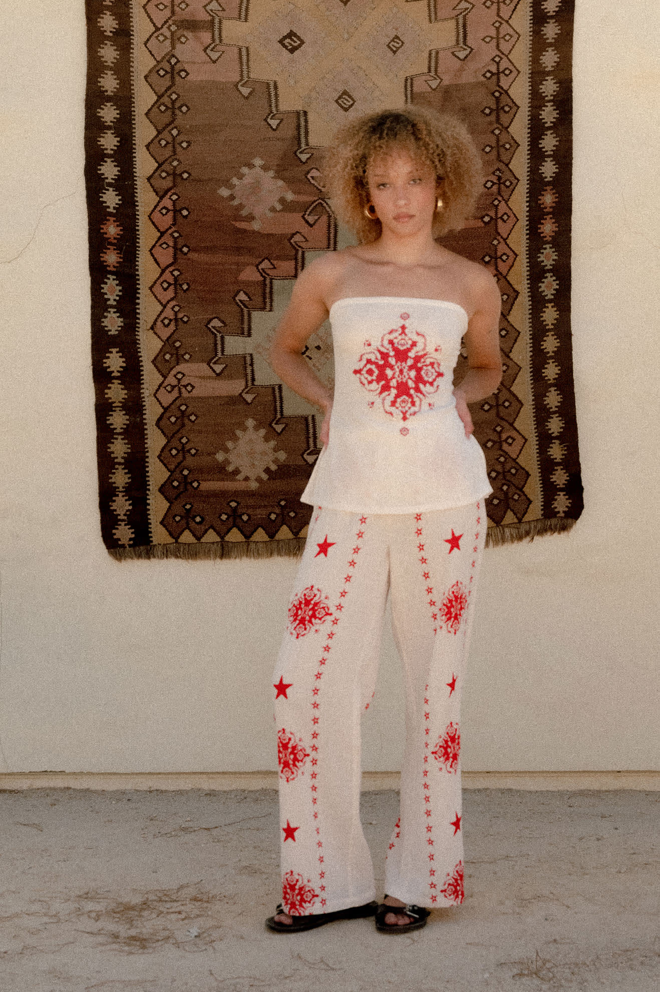 brixton-lola-lounge-pant-off-white-tile-baumwolle-damen image 6