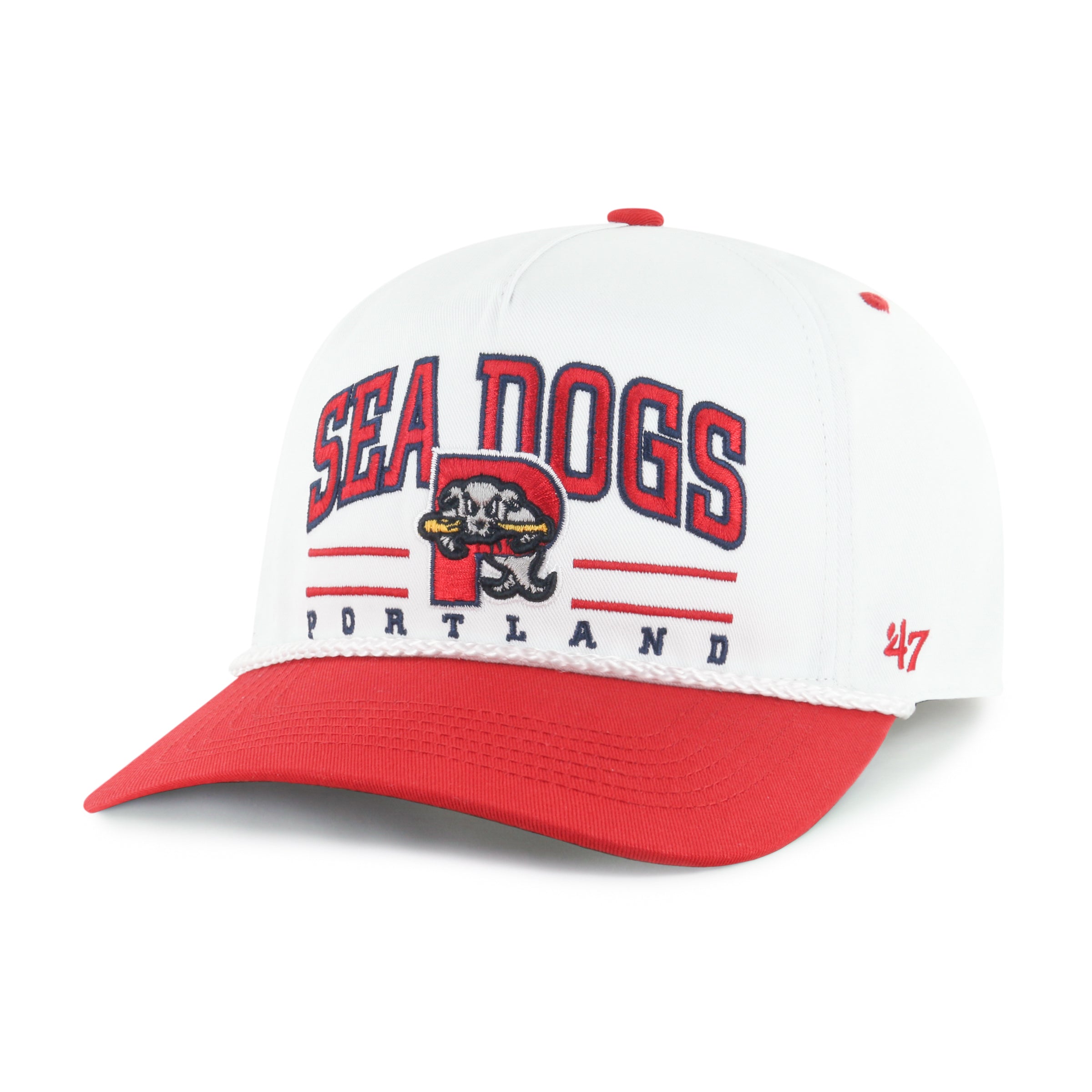 47-brand-47-hitch-portland-sea-dogs-roscoe-rope-cap-white image 1