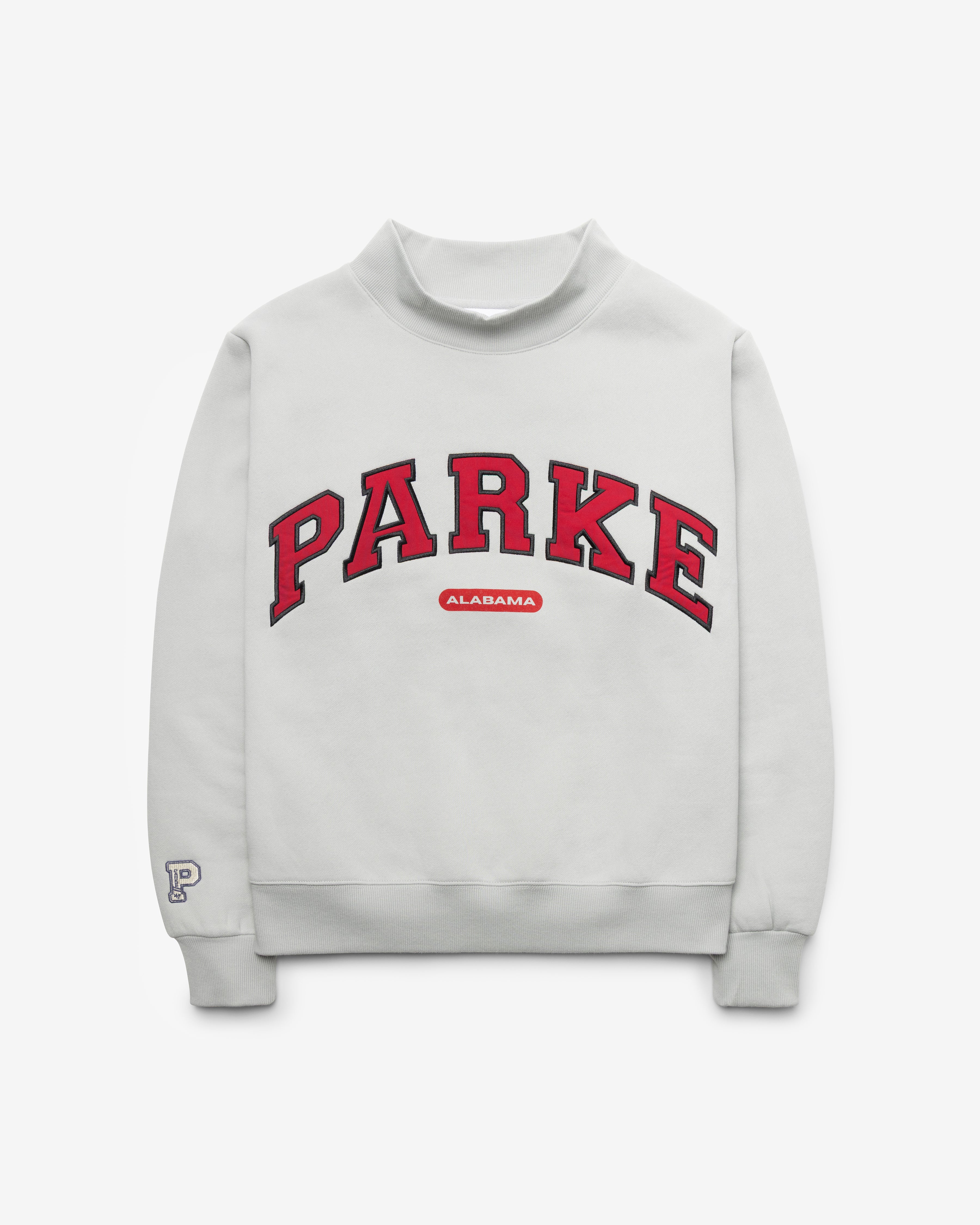 47-headline-crew-alabama-varsity-mockneck-sweatshirt-relay-grey image 2