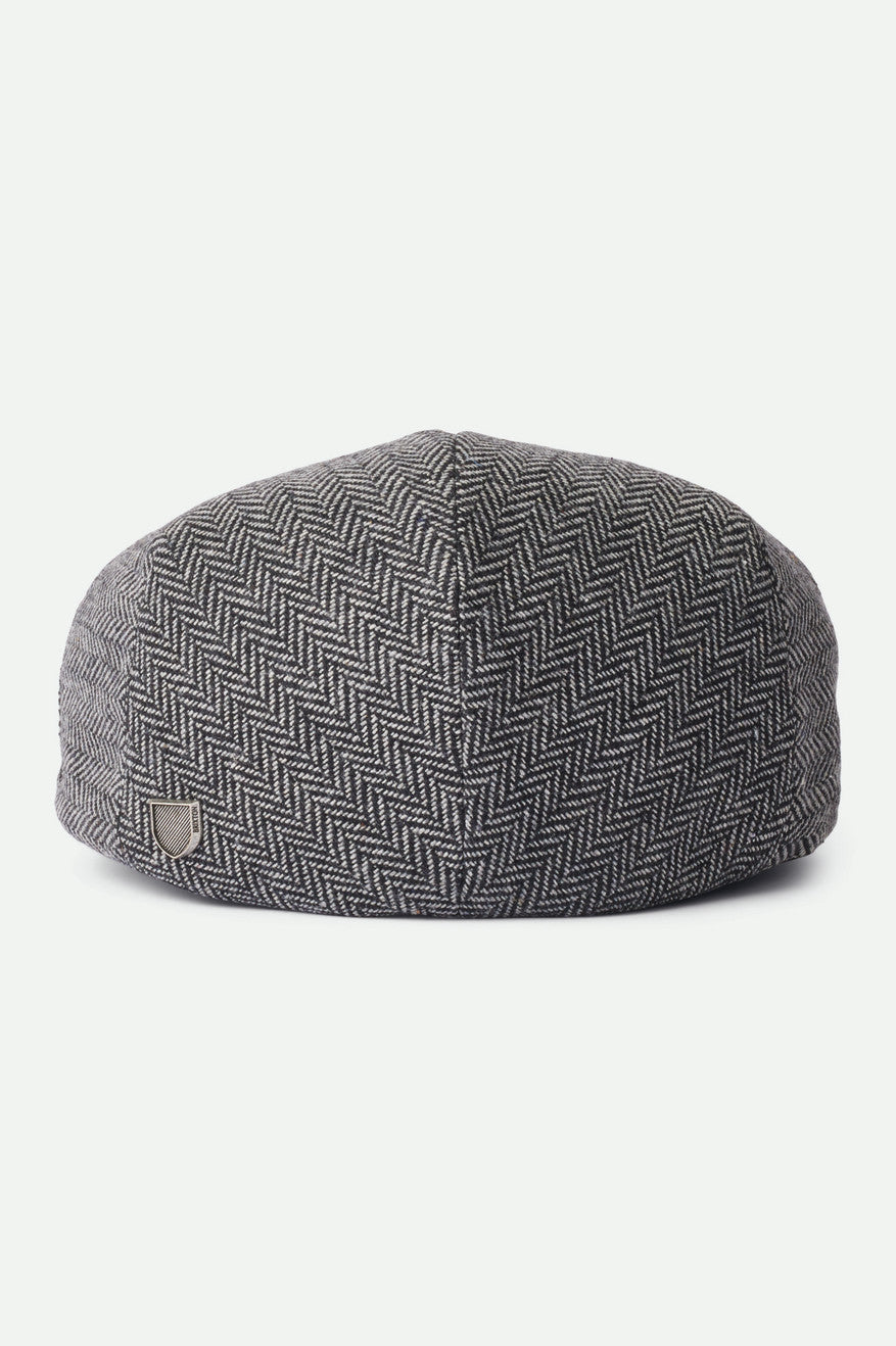 brixton-hooligan-flat-cap-grey-black-schieberm-tze image 3