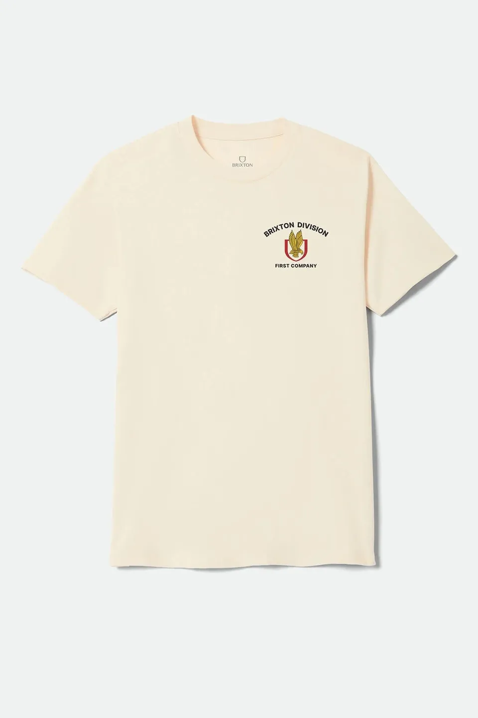 brixton-covall-standard-t-shirt-cream-print image 1