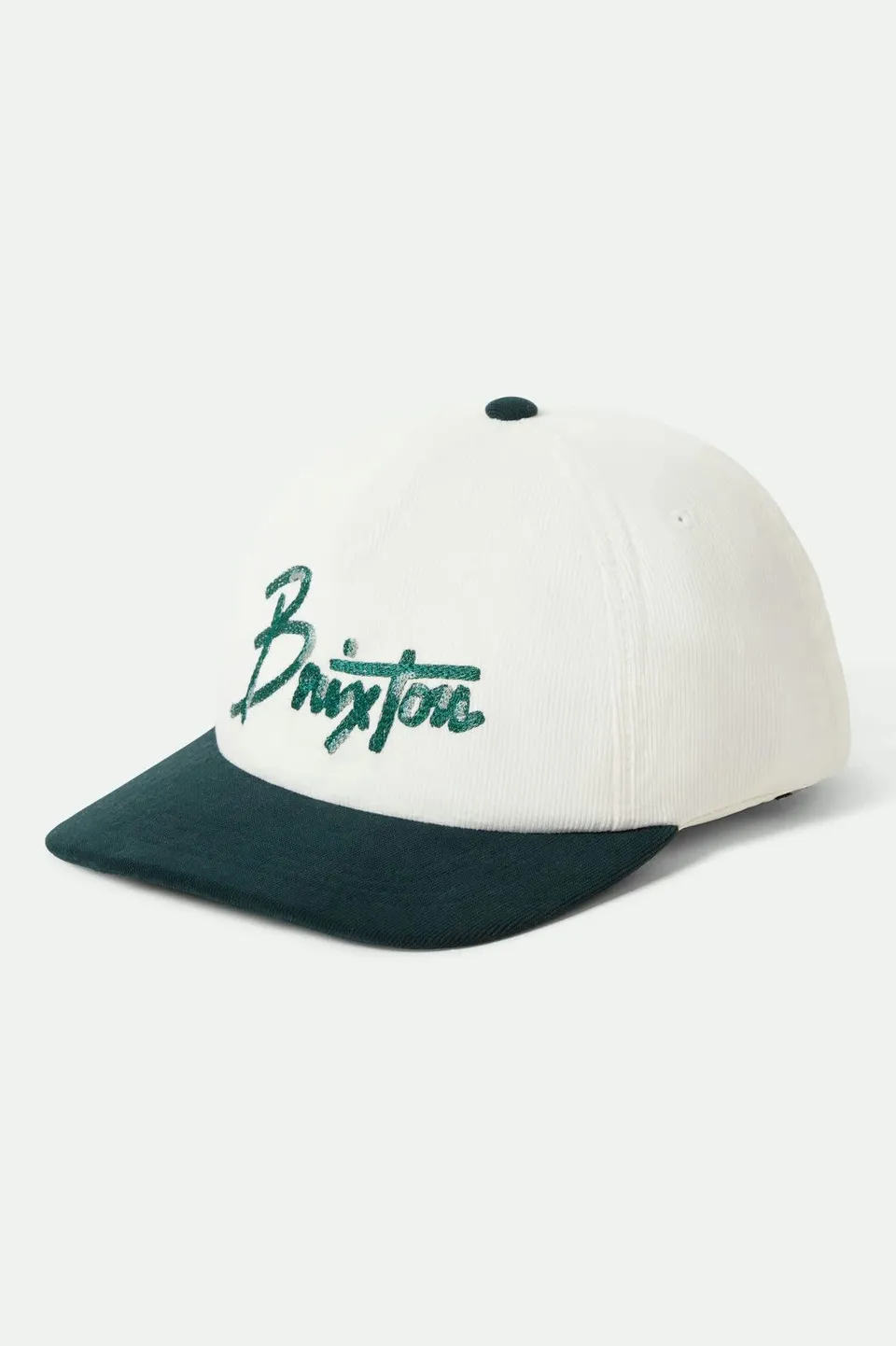 brixton-corduroy-snapback-cap-night-sage-cord image 1