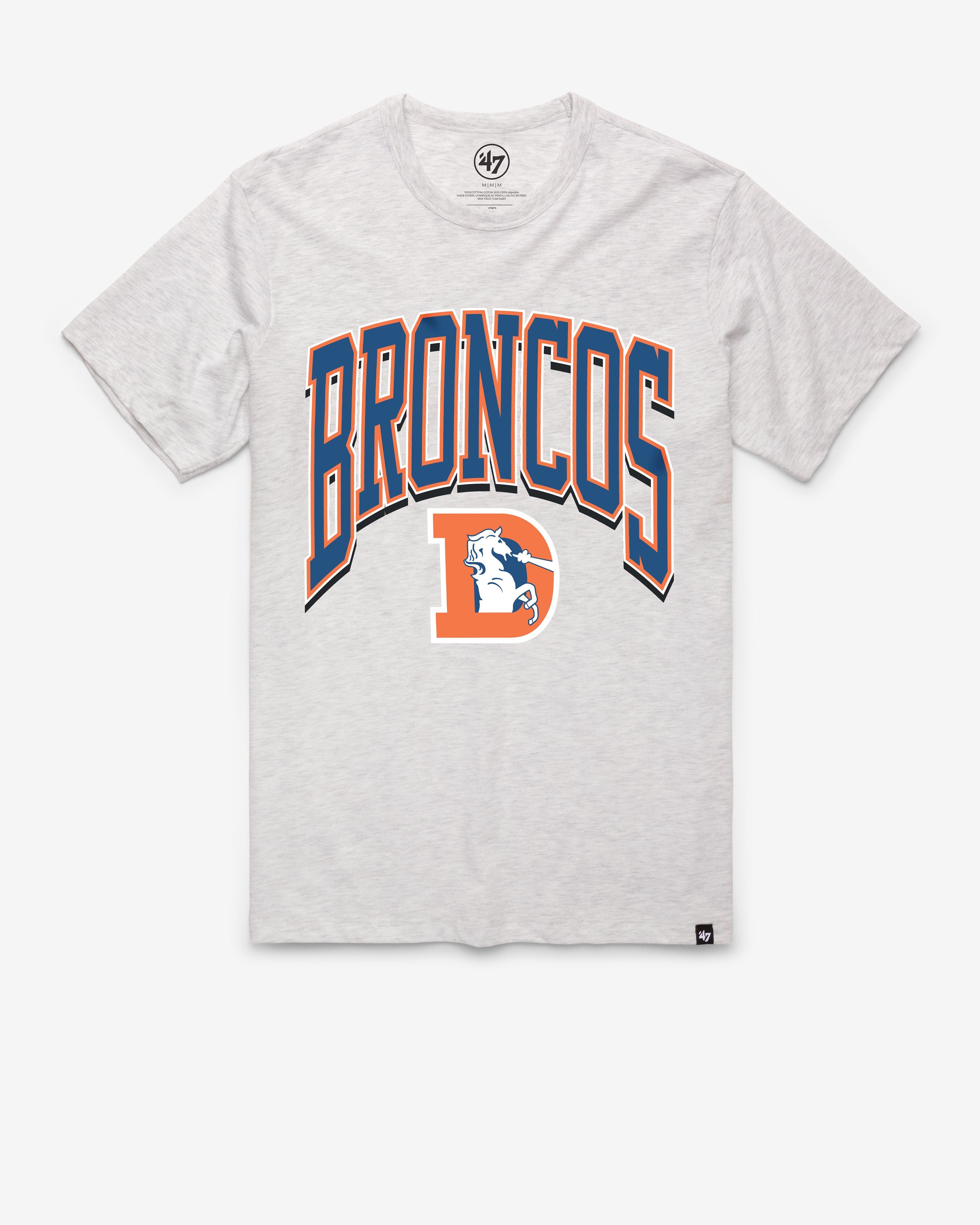 47-franklin-tee-denver-broncos-t-shirt-relay-grey-vintage image 1