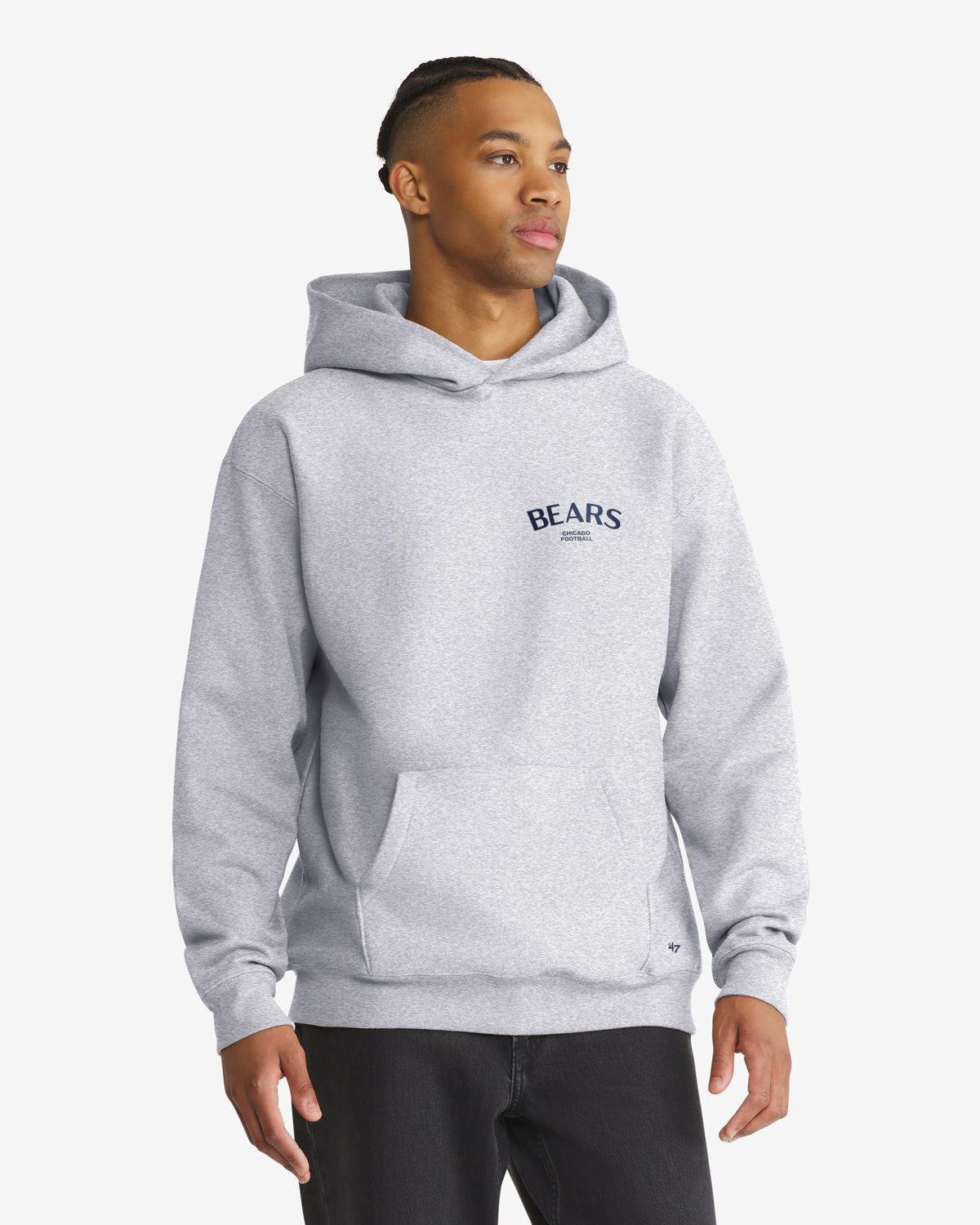 47-brand-constantine-bears-hoodie-quartz-grey-herren-fleece image 2