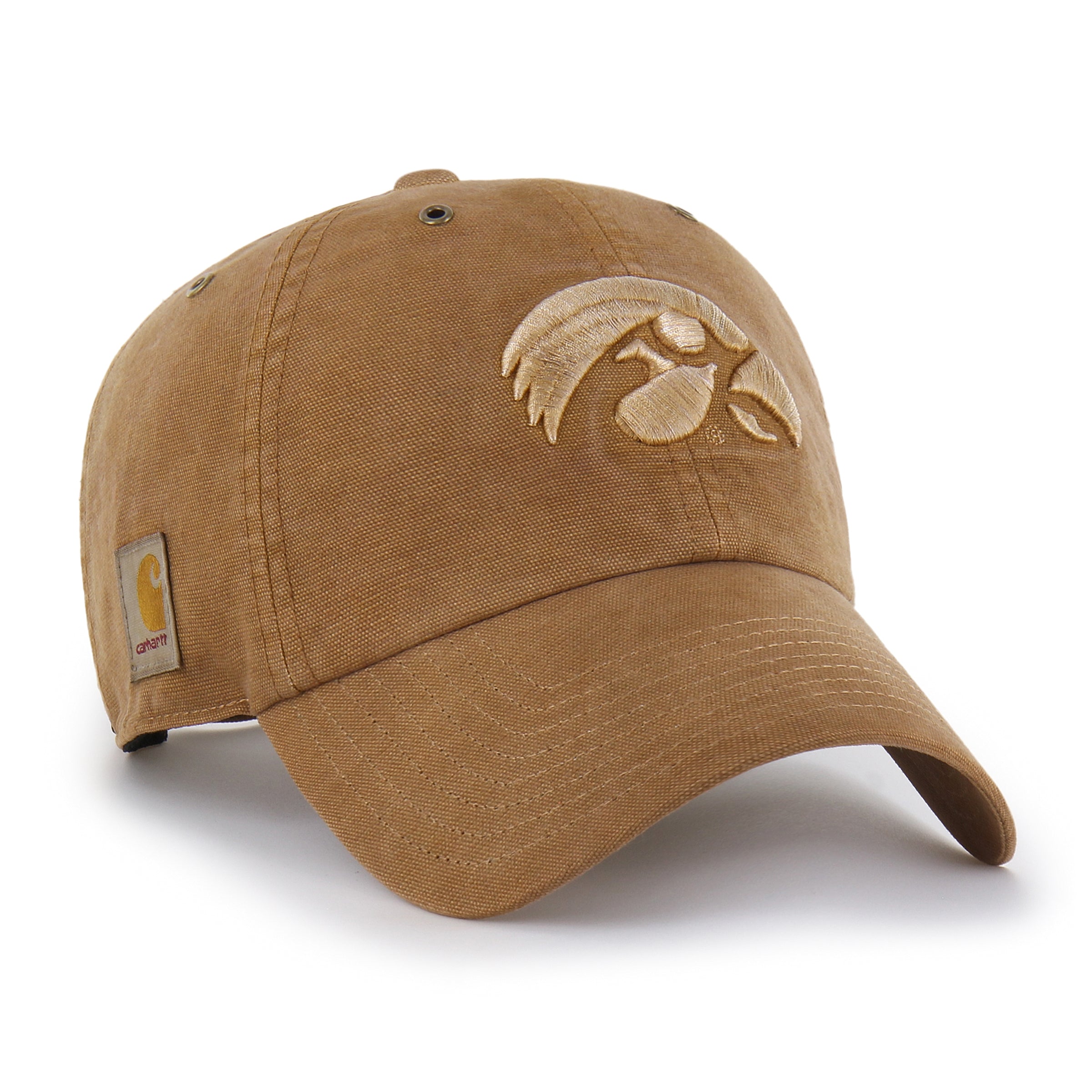 47-clean-up-iowa-hawkeyes-cap-braun-carhartt-canvas image 1
