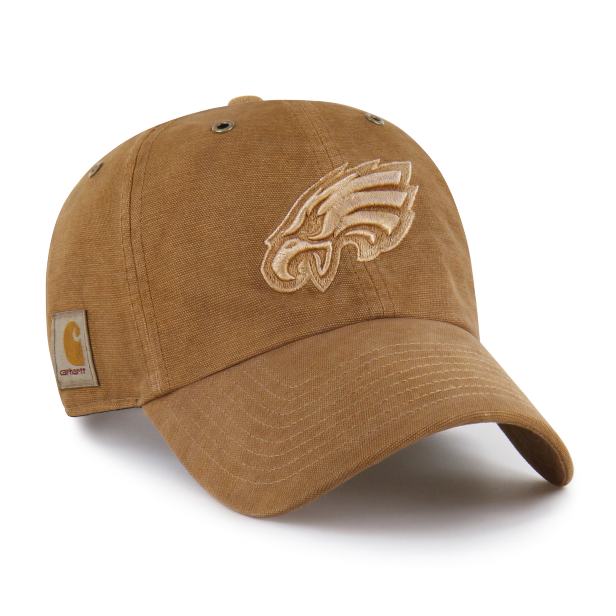 47-brand-clean-up-philadelphia-eagles-carhartt-cap-braun-osf image 1
