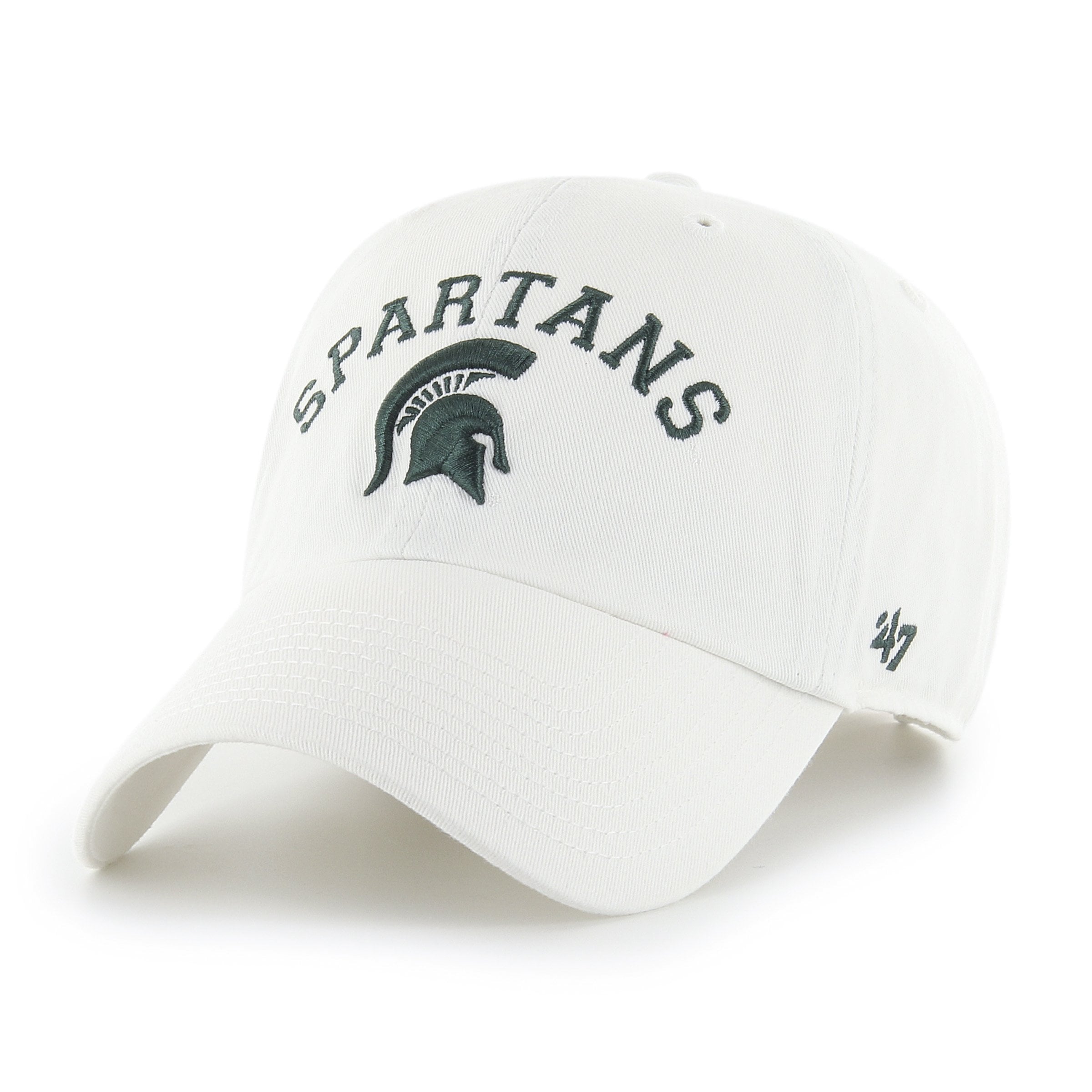 47-brand-clean-up-michigan-state-spartans-cap-white-osf image 1