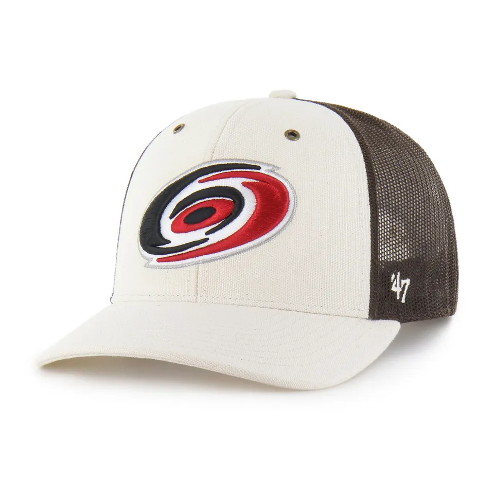 47-trucker-carolina-hurricanes-carhartt-undyed-cap-natural-osf image 1