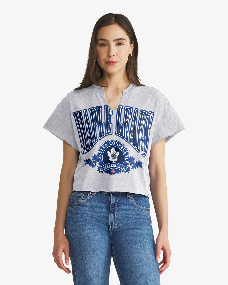47-leafs-notch-neck-t-shirt-damen-quartz-grey-baumwolle image 1