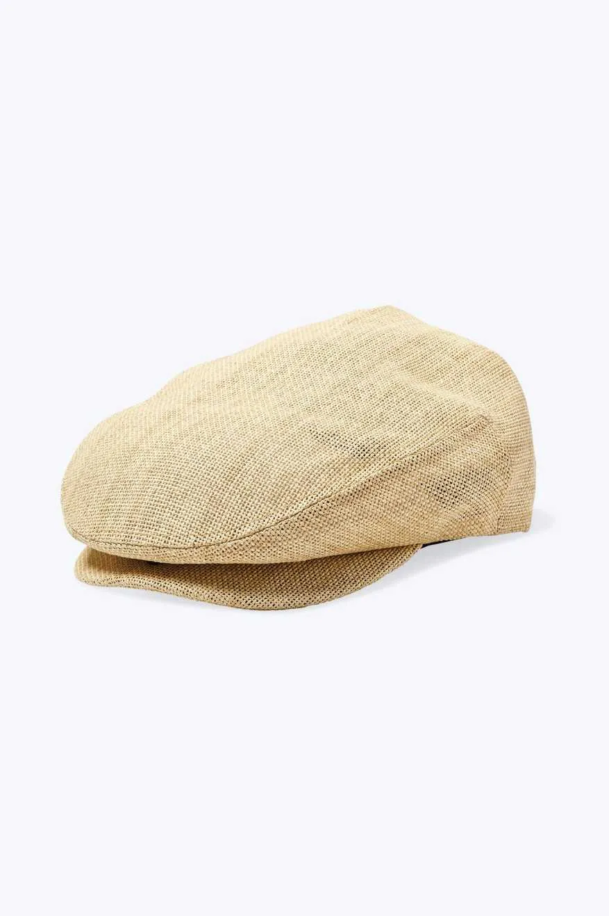 brixton-hooligan-flat-cap-natural-straw-stroh image 1