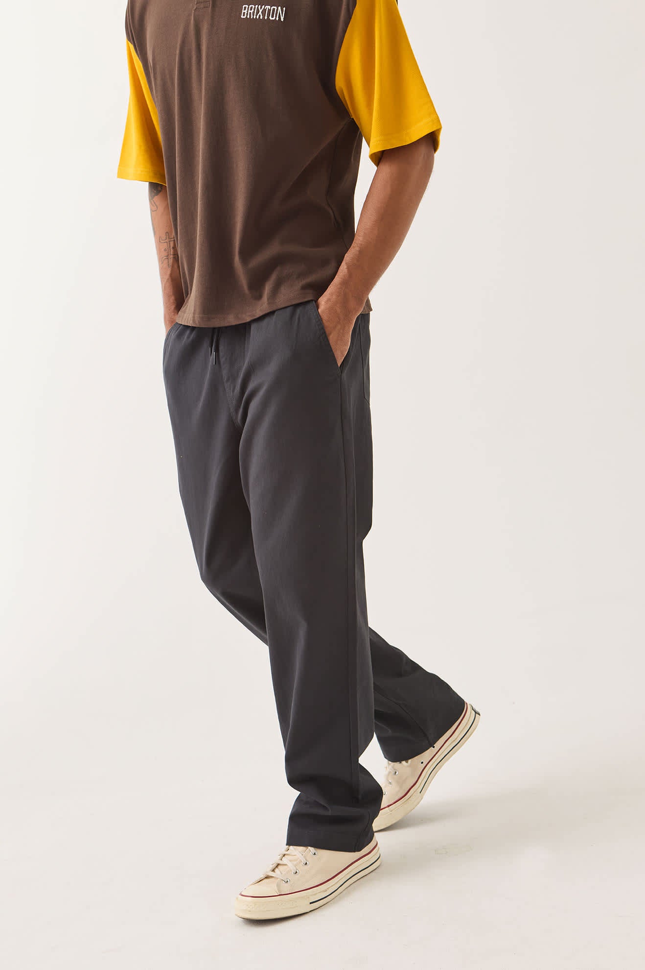 brixton-everyday-e-waist-pant-hose-schwarz-herren image 3