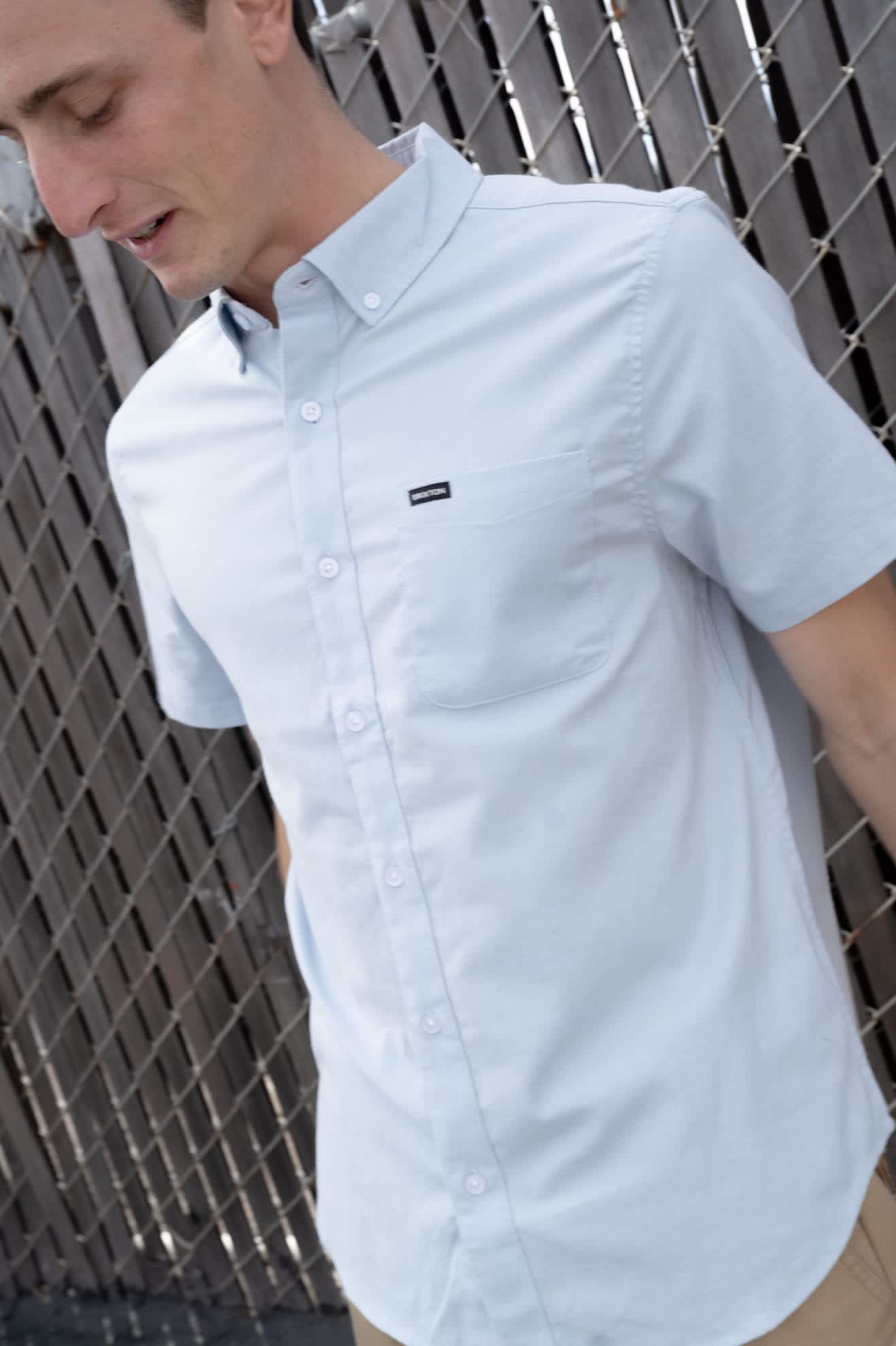 brixton-sanford-oxford-hemd-dusty-blue-button-down image 5