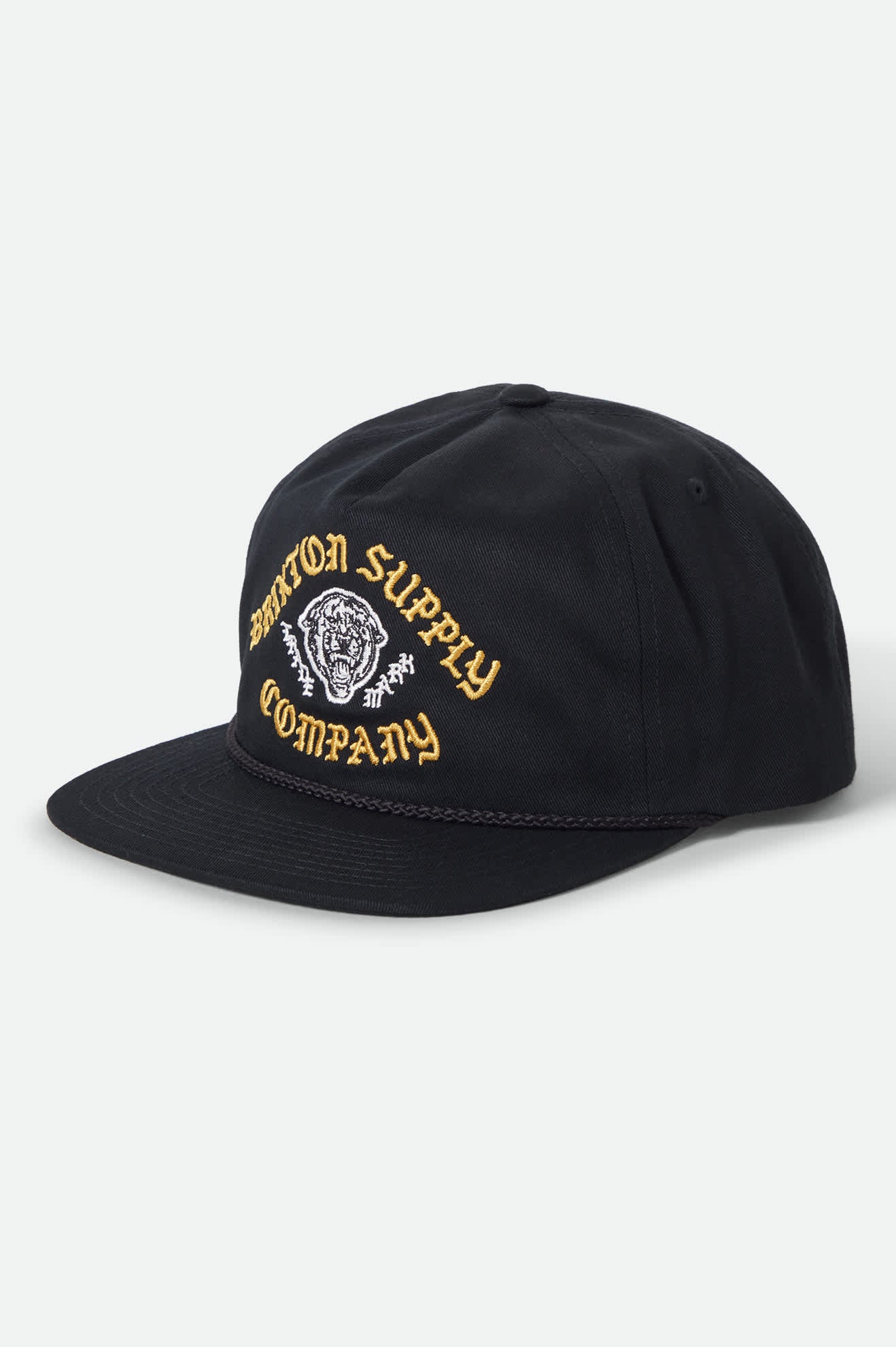brixton-morado-snapback-cap-schwarz-tiger-baumwolle image 1