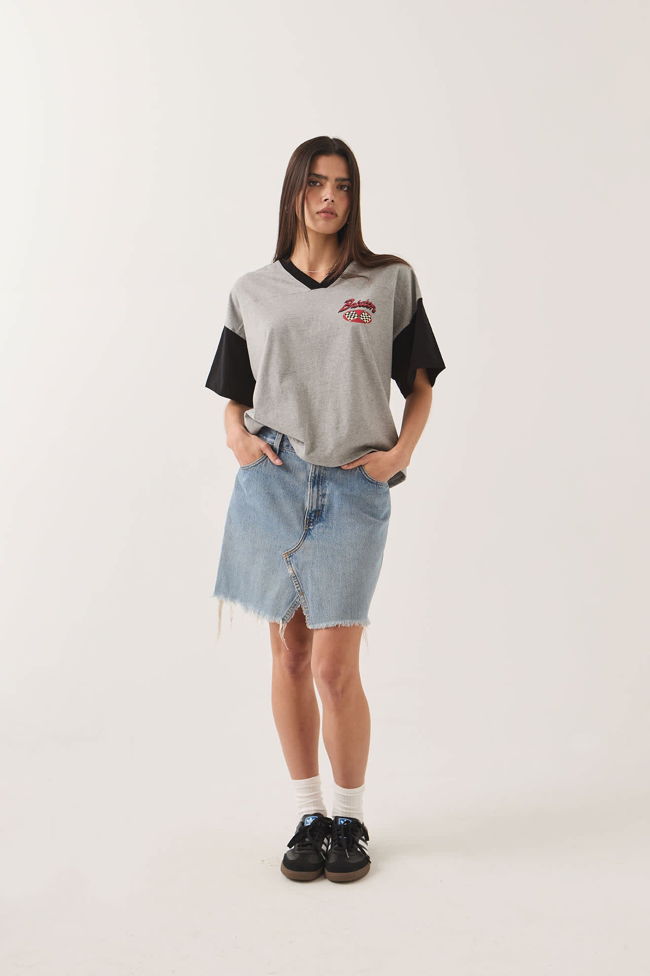 brixton-winners-circle-boxy-t-shirt-heather-grey image 1