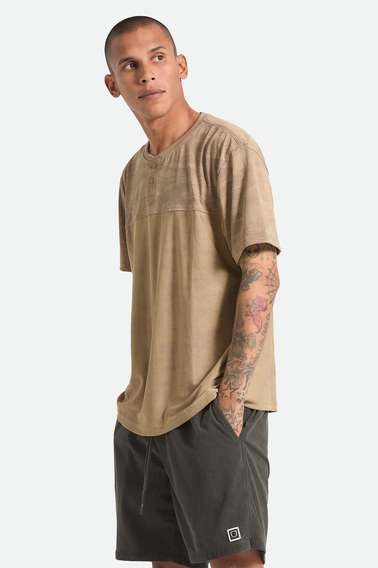 brixton-journey-henley-shirt-desert-camo image 3