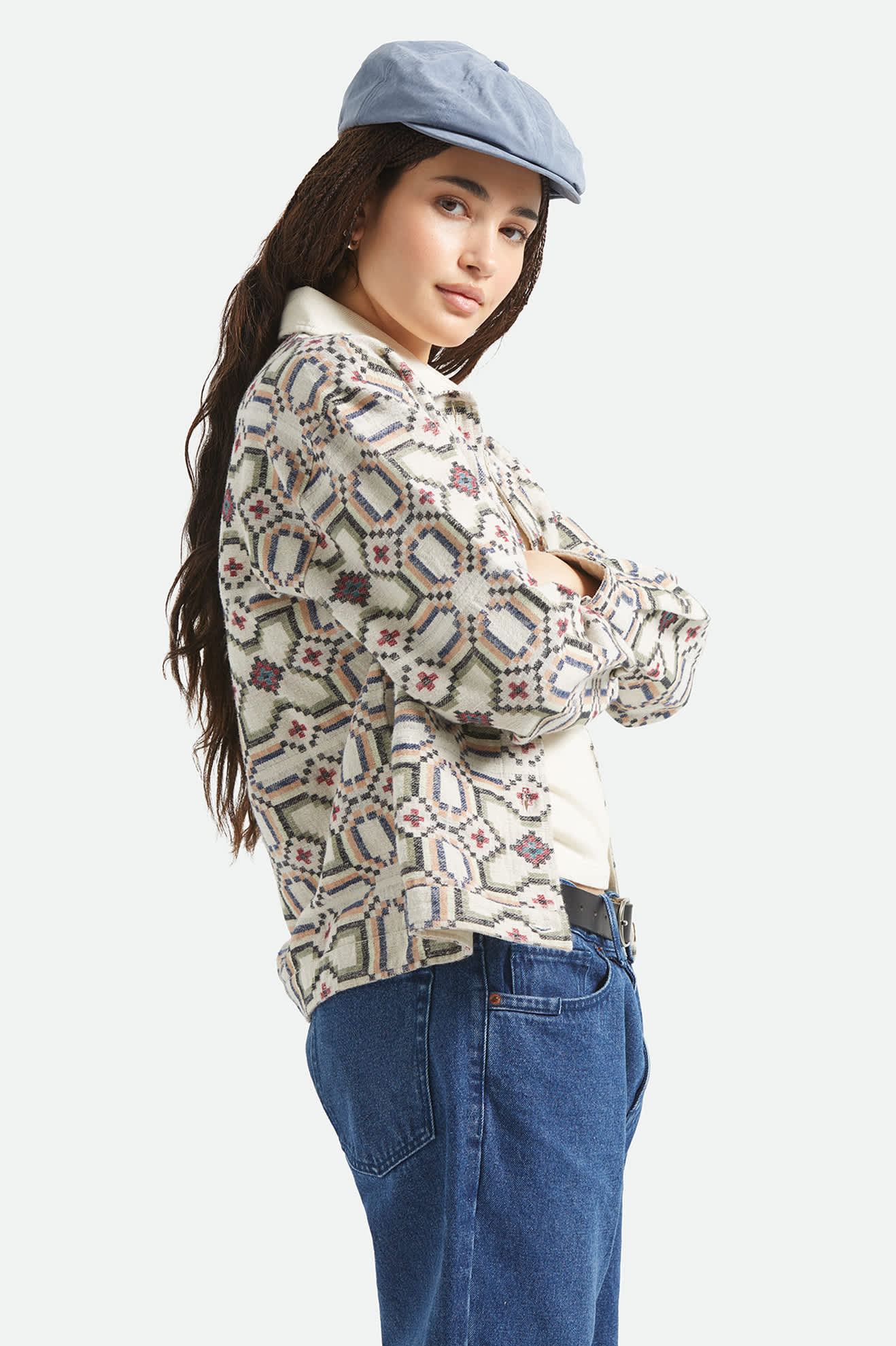 brixton-alfama-jacke-digi-tile-flanell-leicht image 3