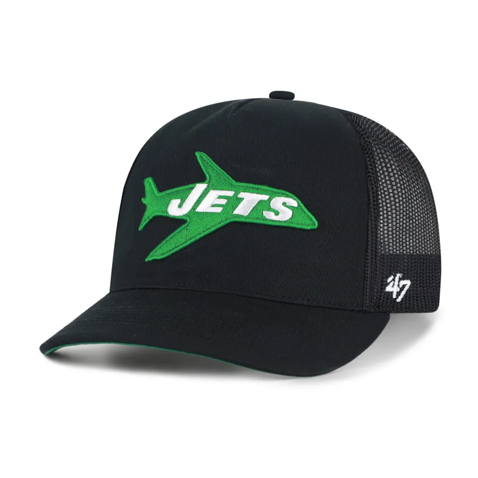 47-hitch-new-york-jets-cap-black-snapback-mesh image 1