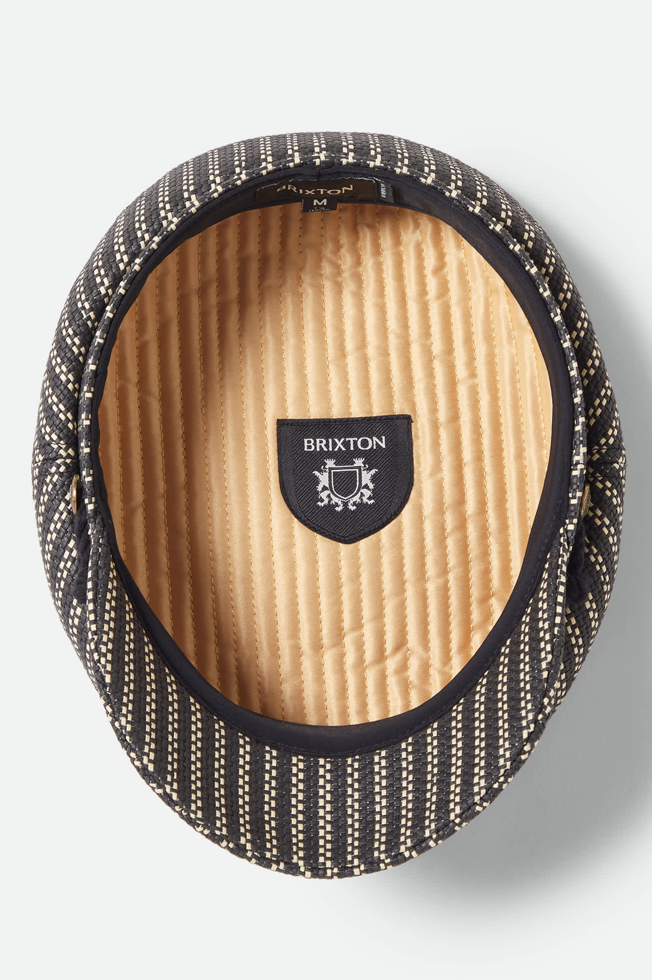 brixton-fiddler-fisherman-cap-stroh-schwarz image 6