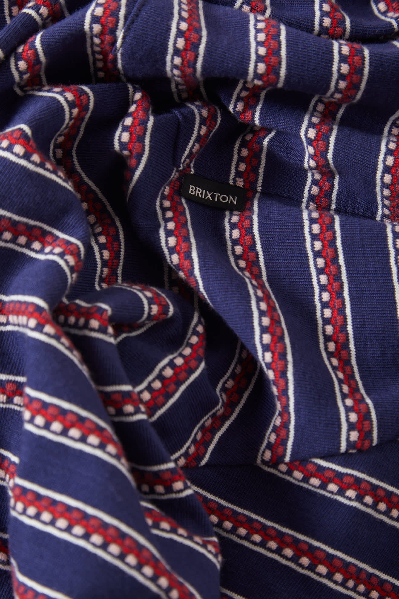 brixton-poolside-pique-box-crop-t-shirt-navy-baumwolle image 7