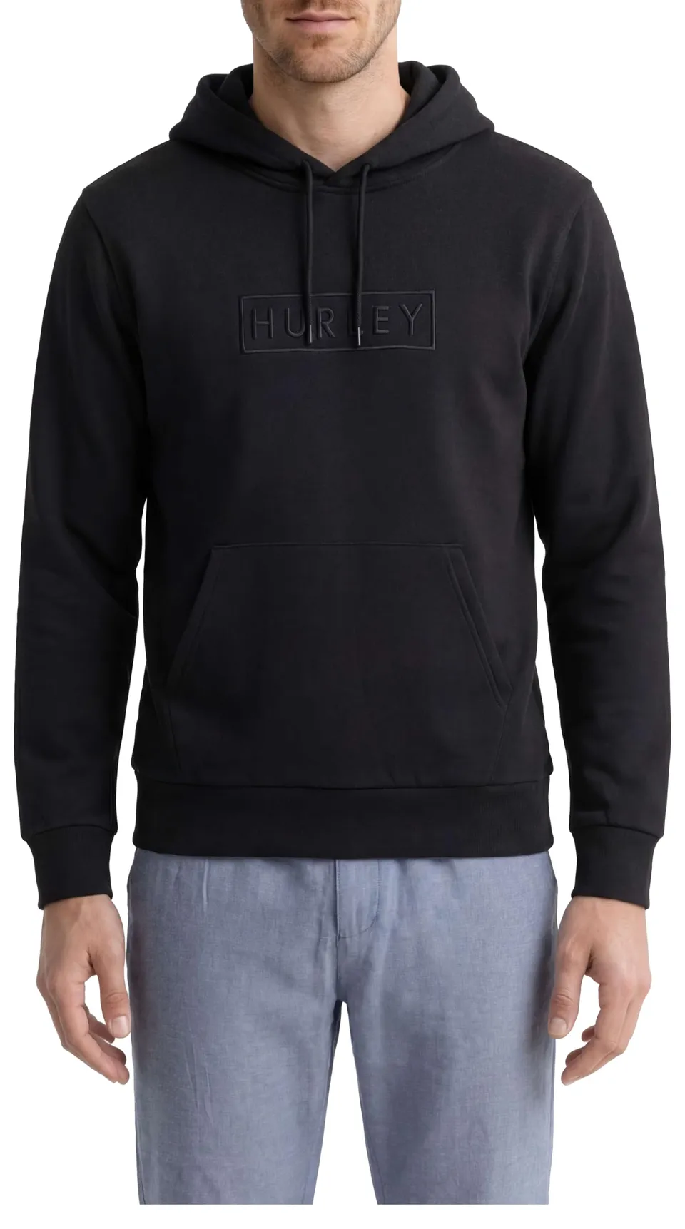 hurley-boxed-logo-fleece-hoodie-herren-kapuzenpullover-gr-s image 1