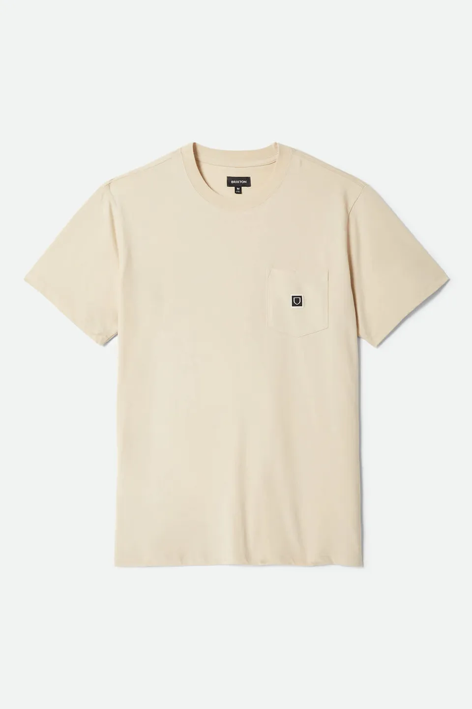 brixton-beta-shield-pocket-t-shirt-cream-baumwolle image 1