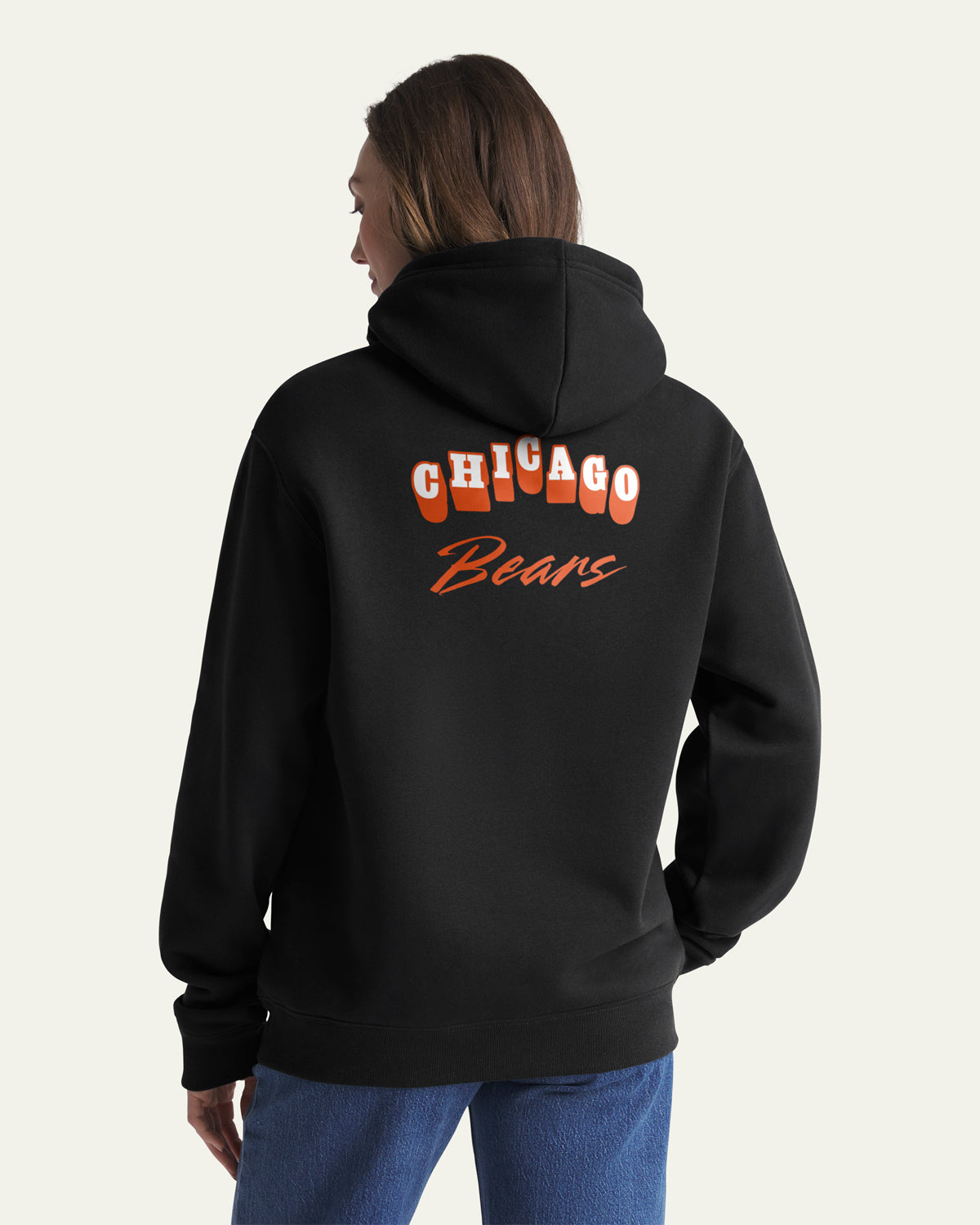 47-brand-headline-chicago-bears-hoodie-herren-schwarz image 3