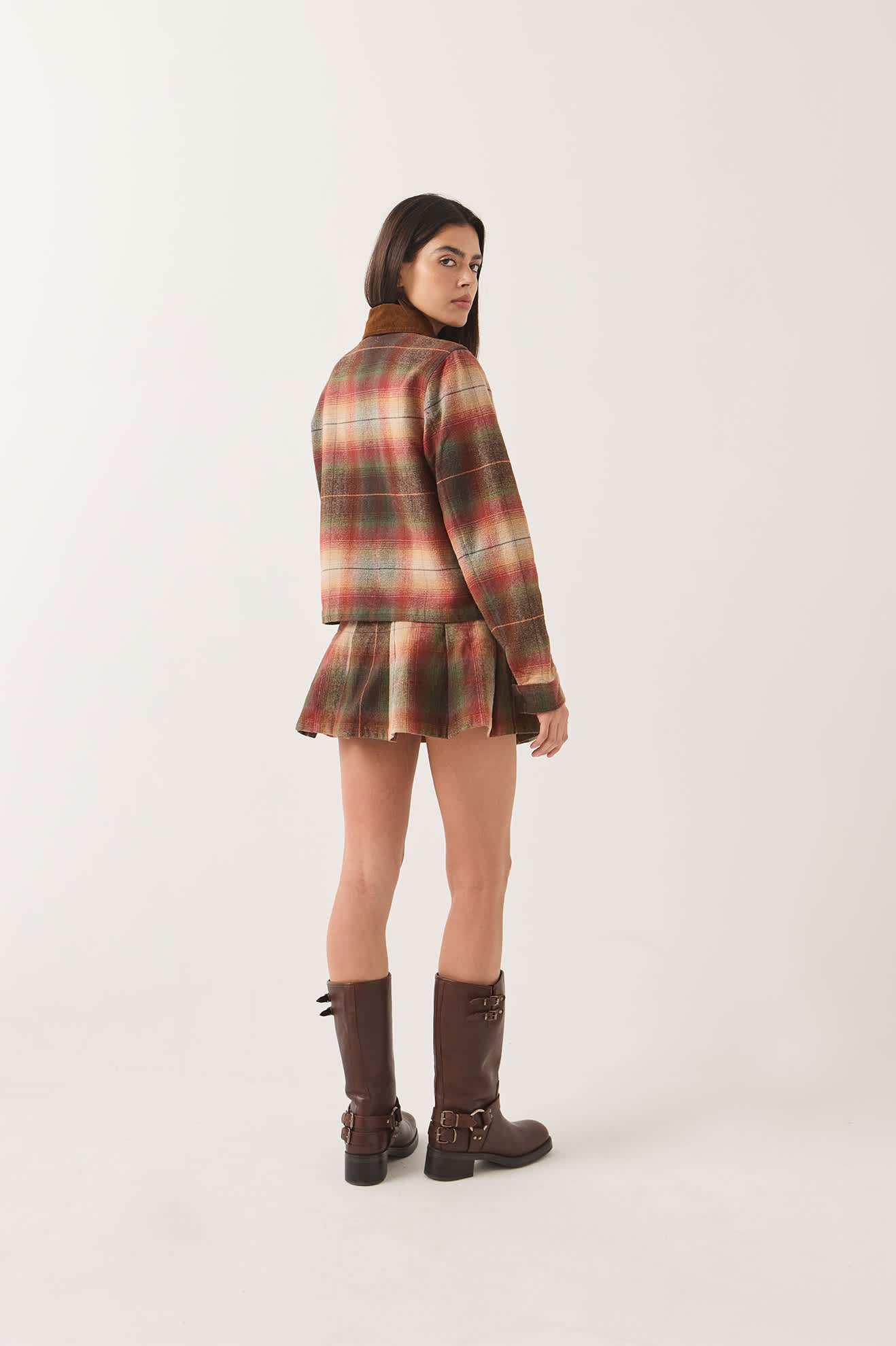 brixton-pleated-mini-skirt-minirock-multi-shadow image 4