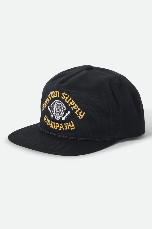 brixton-morado-snapback-cap-schwarz-tiger-baumwolle image 1