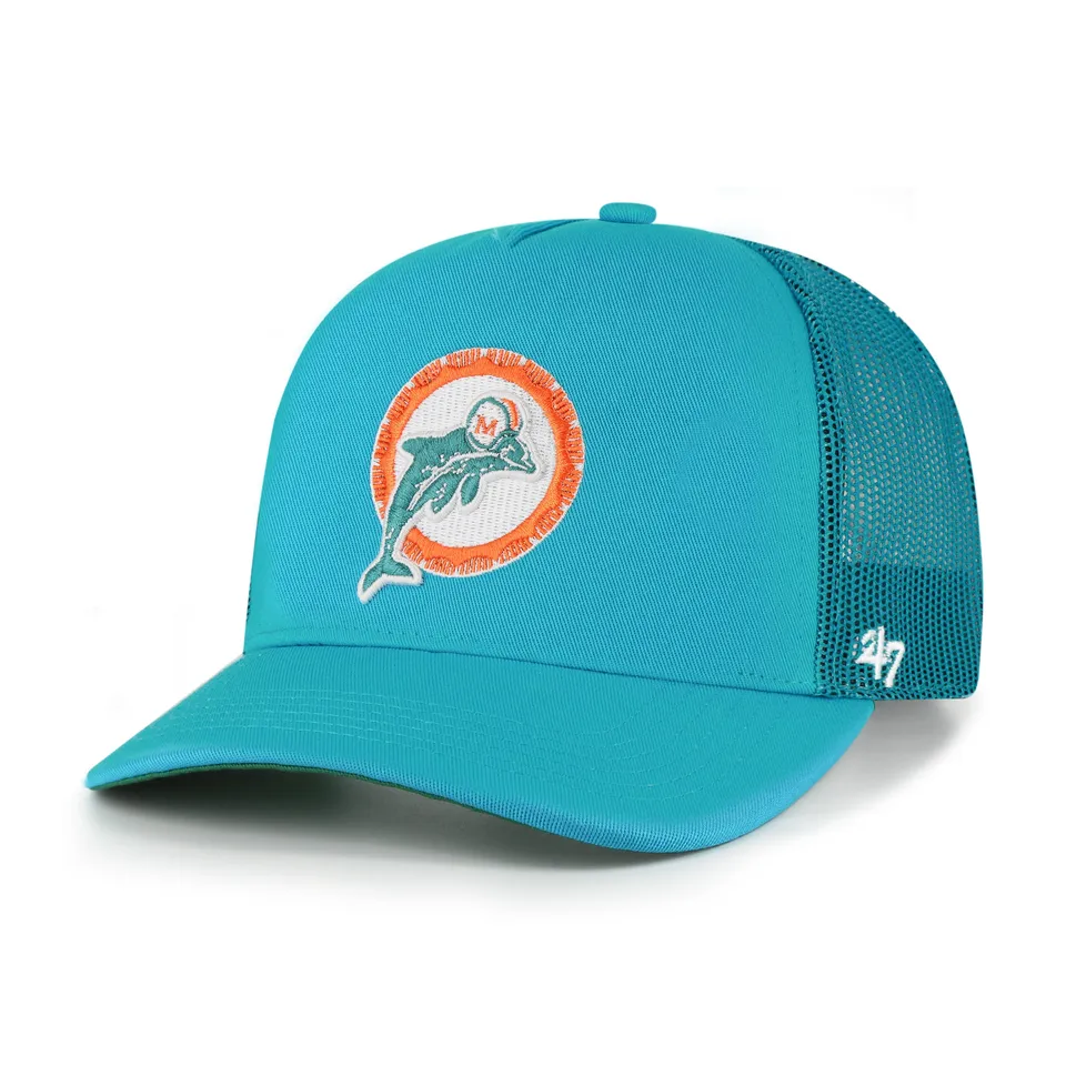 47-brand-47-hitch-miami-dolphins-cap-neptune-mesh-snapback image 1