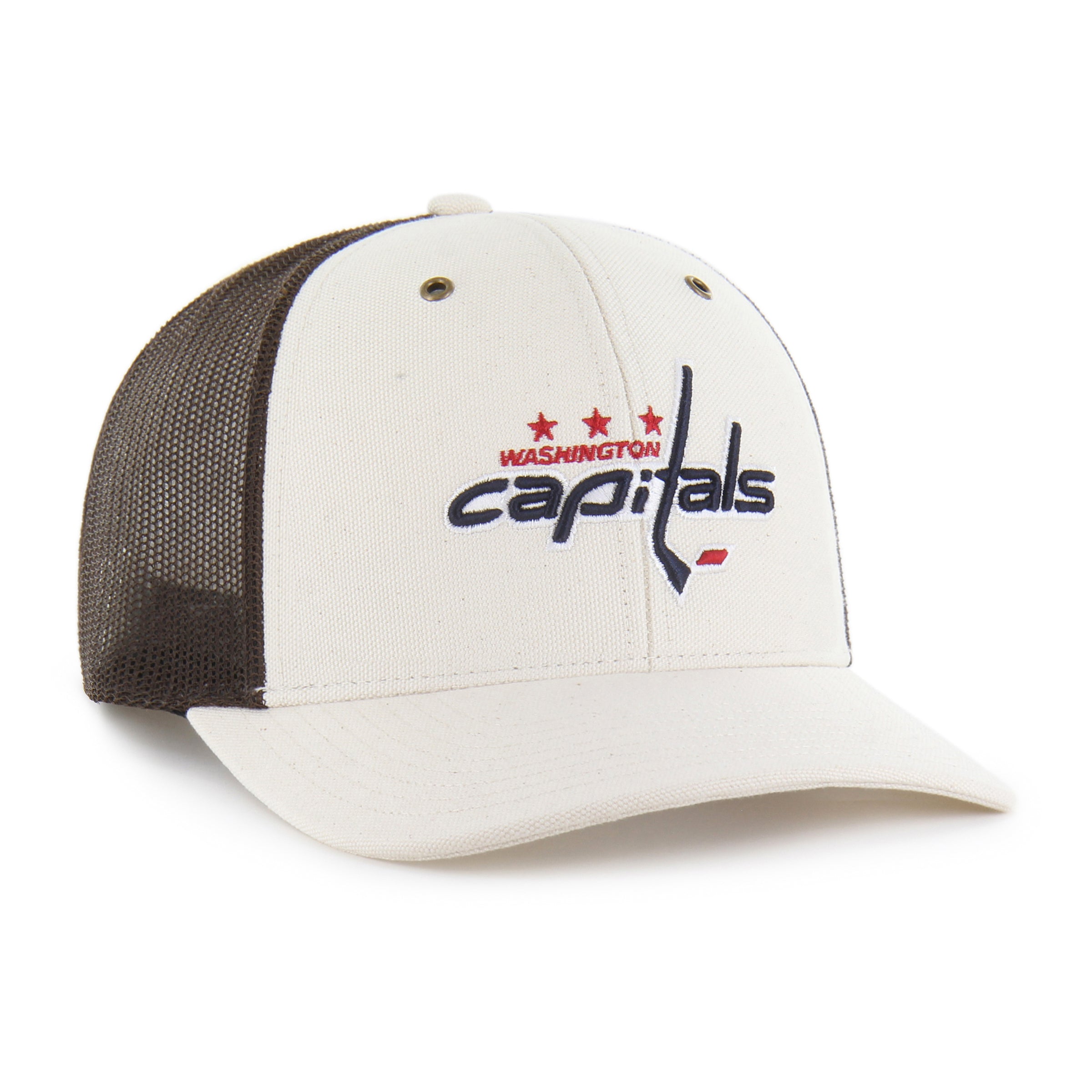 47-brand-47-trucker-washington-capitals-cap-natural-snapback image 4