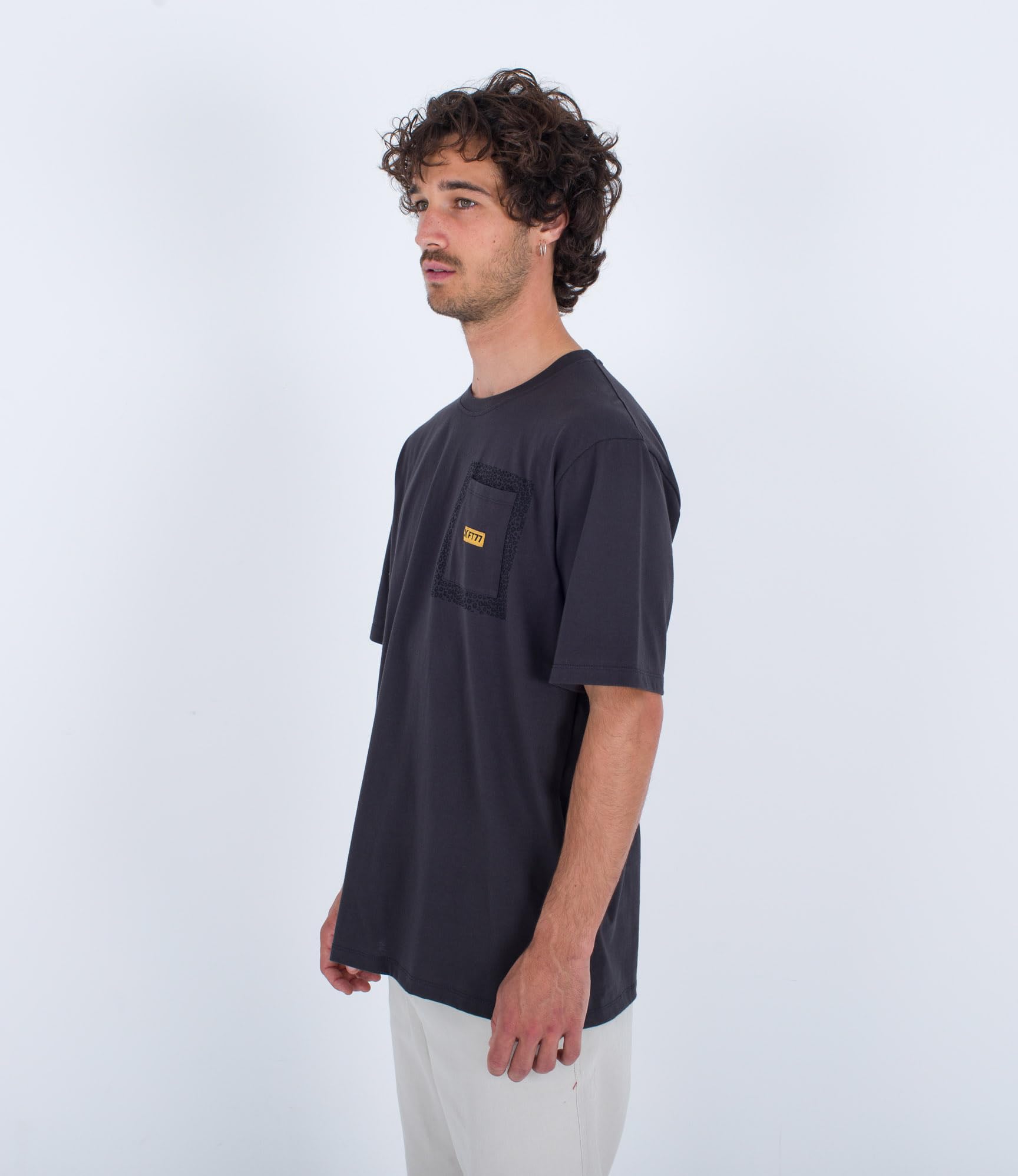 hurley-toledo-pocket-t-shirt-schwarz-m-herren-baumwolle image 3