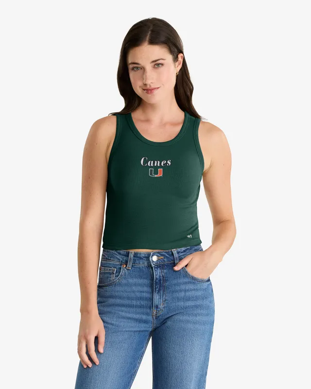47-baby-rib-tank-miami-hurricanes-top-gr-n-damen image 1