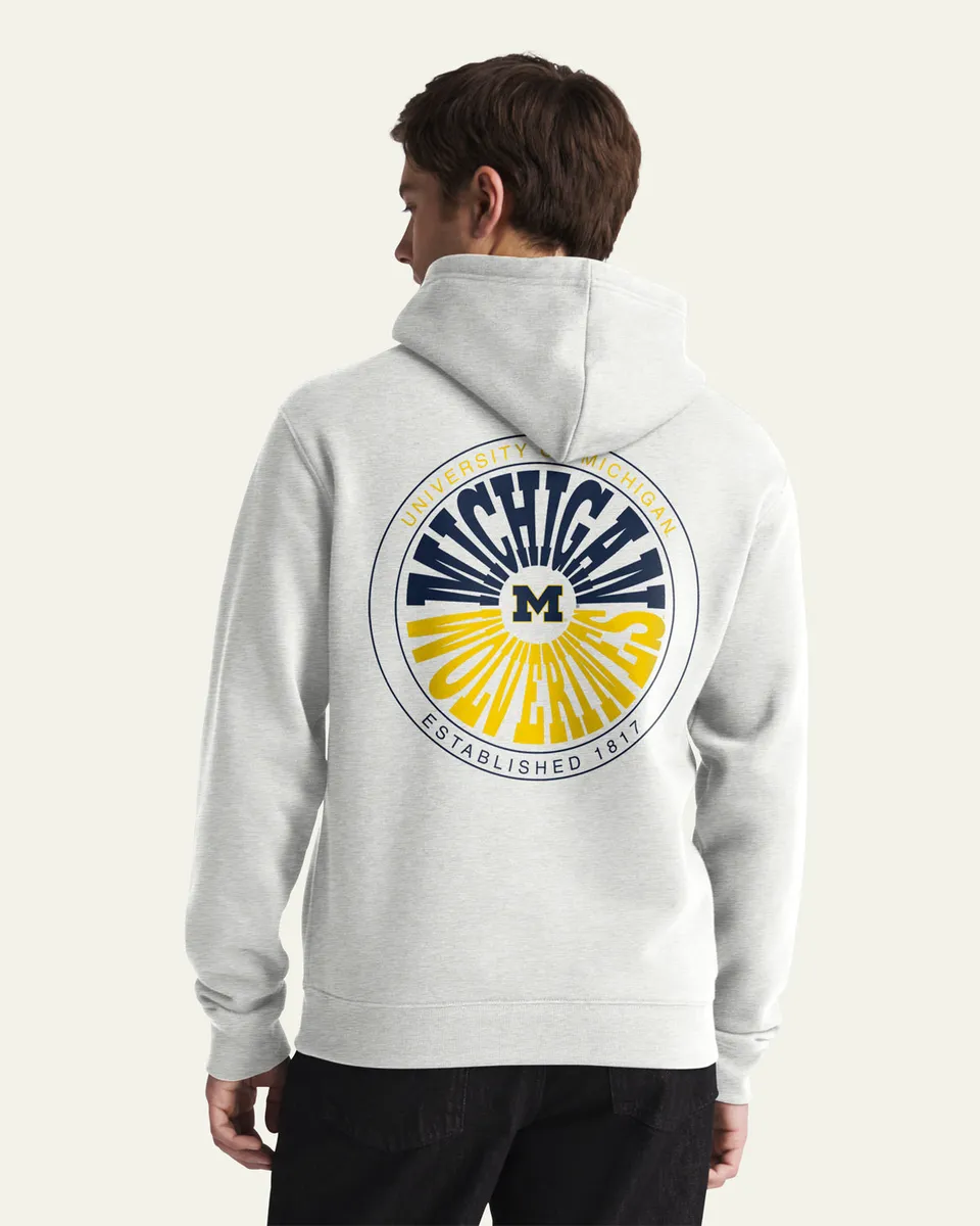 47-brand-everyday-michigan-wolverines-hoodie-relay-grey image 1