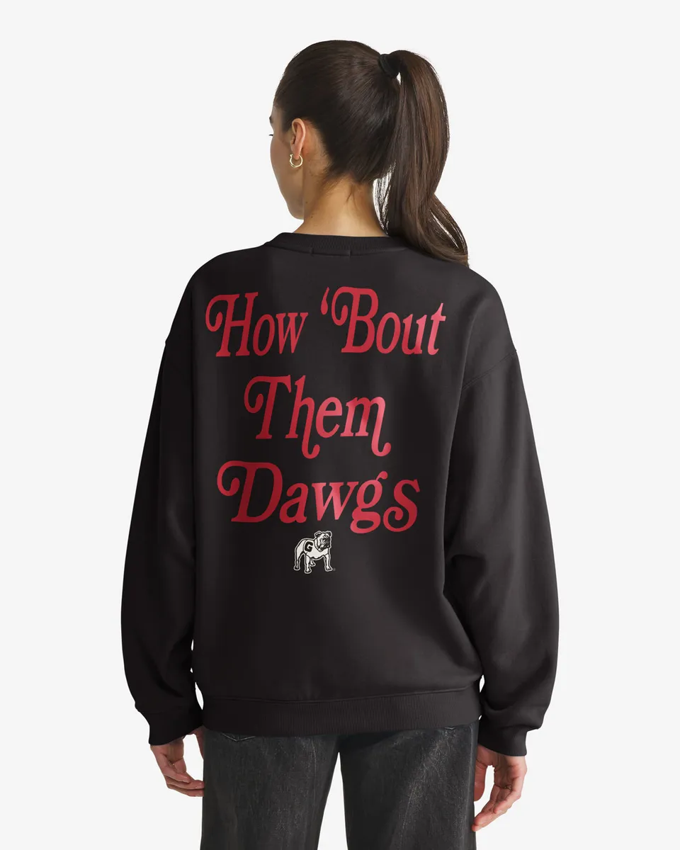 47-headline-crew-georgia-bulldogs-sweatshirt-schwarz-damen image 1