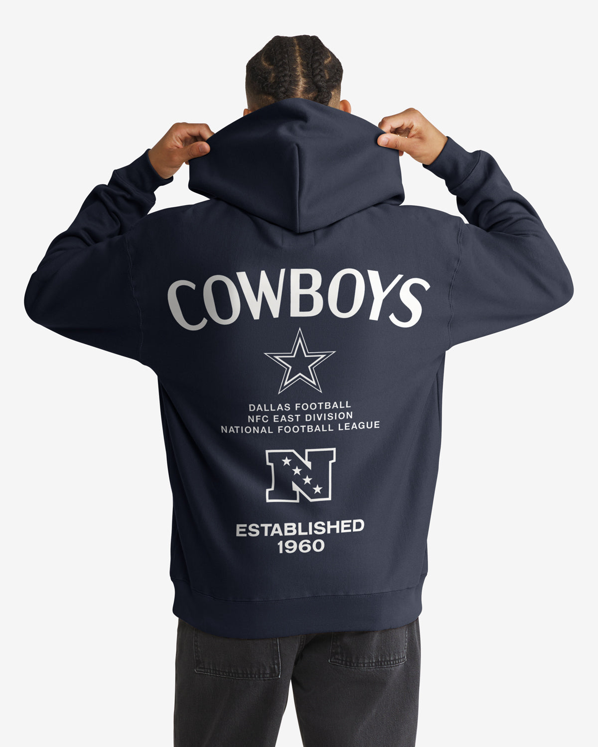47-foundation-dallas-cowboys-constantine-hoodie-navy image 1