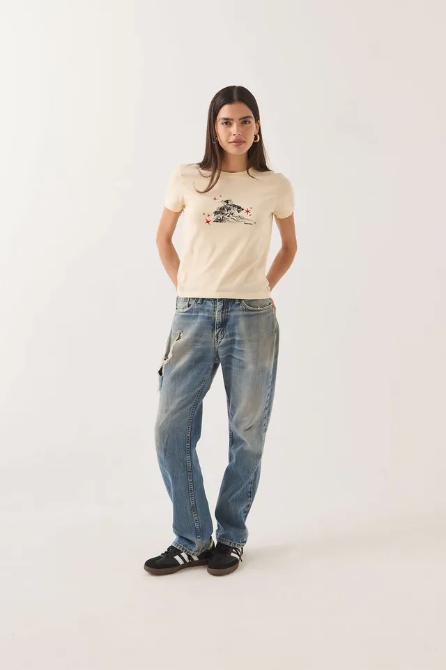 brixton-mid-century-ranch-slim-crew-t-shirt-whitecap-baumwolle image 1