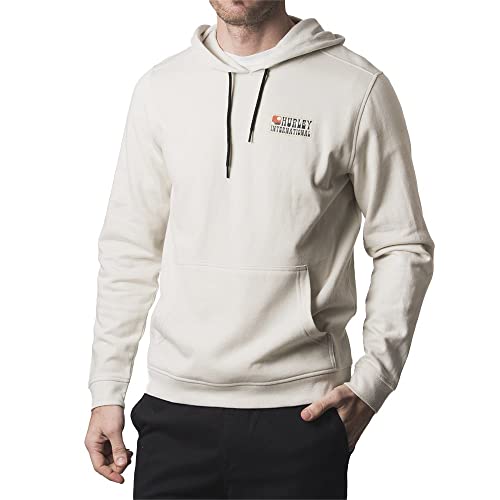 hurley-m-peeler-summer-pullover-hoodie-knochenfarben-m-fleece image 8
