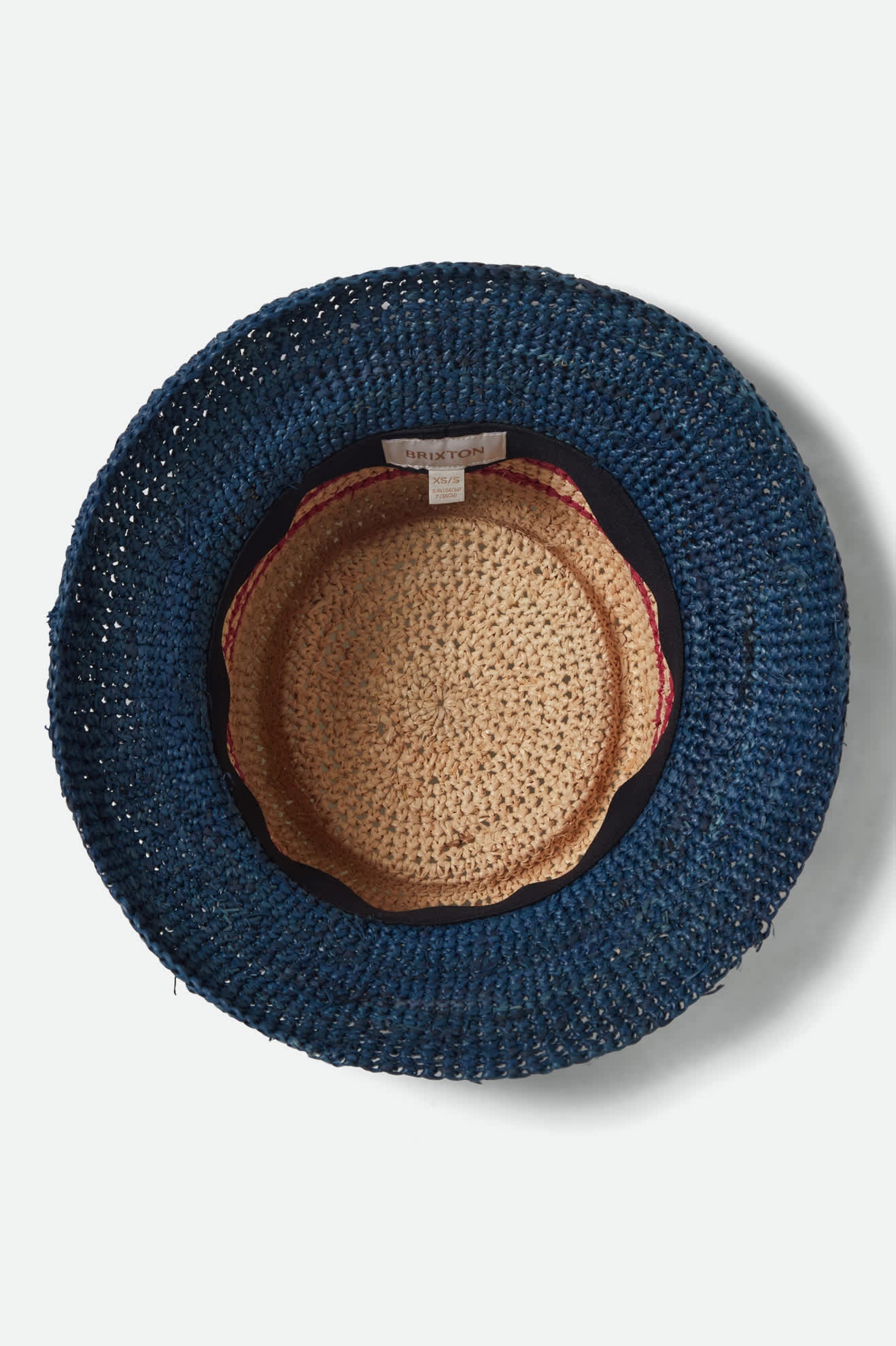 brixton-ellee-bucket-hat-strohhut-natural-gestreift image 2