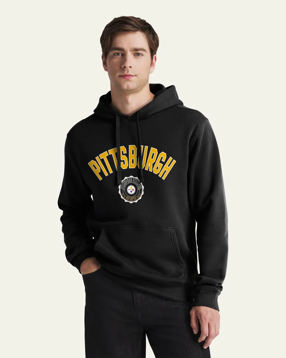 47-brand-headline-crew-steelers-crest-bend-hoodie-schwarz-herren image 1