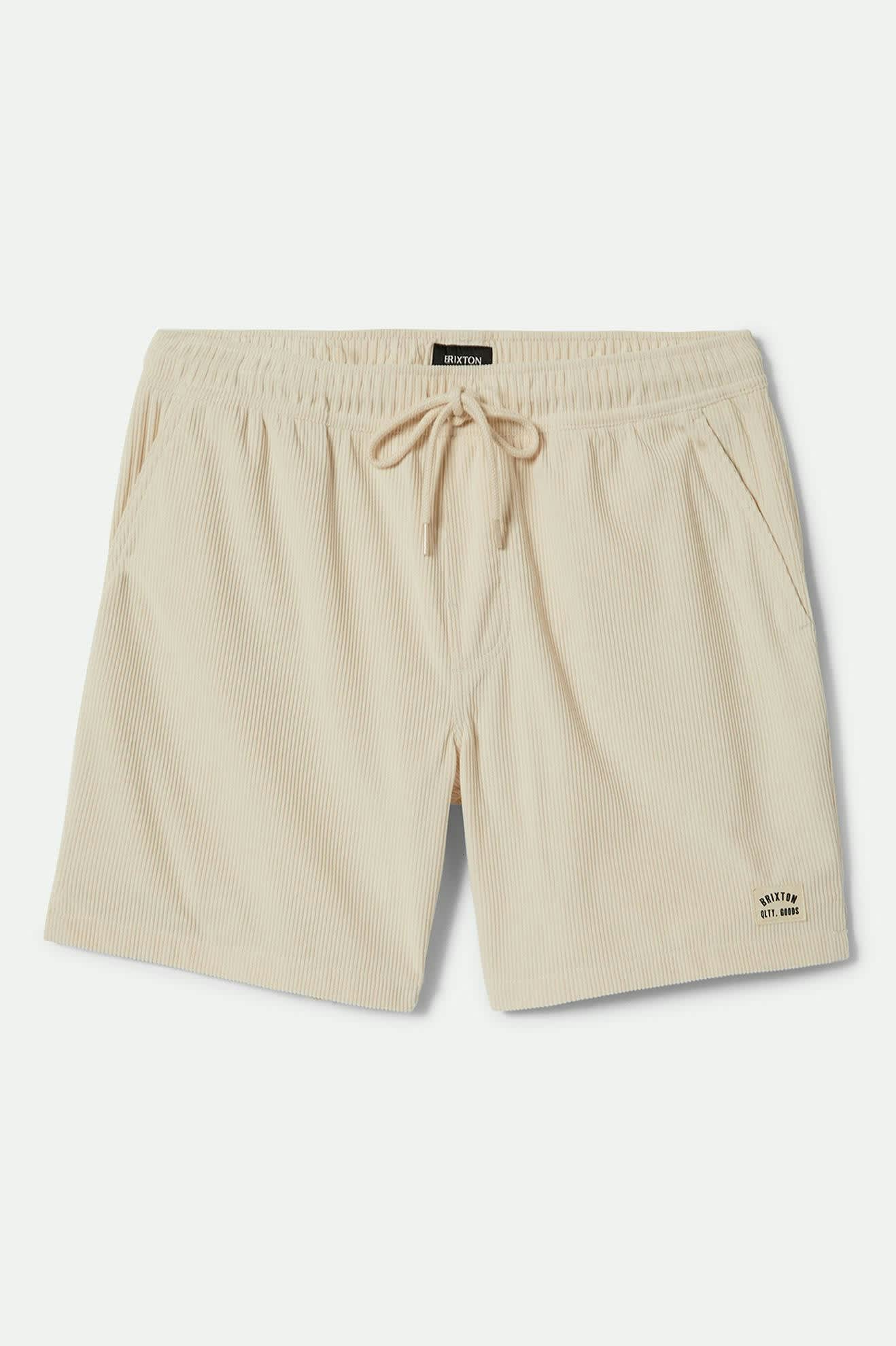 brixton-everyday-cord-shorts-whitecap-relaxed-fit image 1
