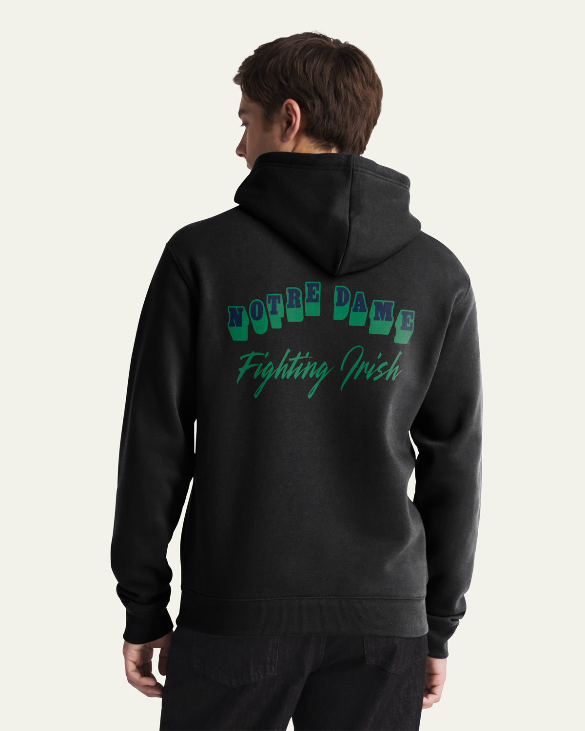 47-brand-everyday-hood-notre-dame-hoodie-schwarz-herren image 1