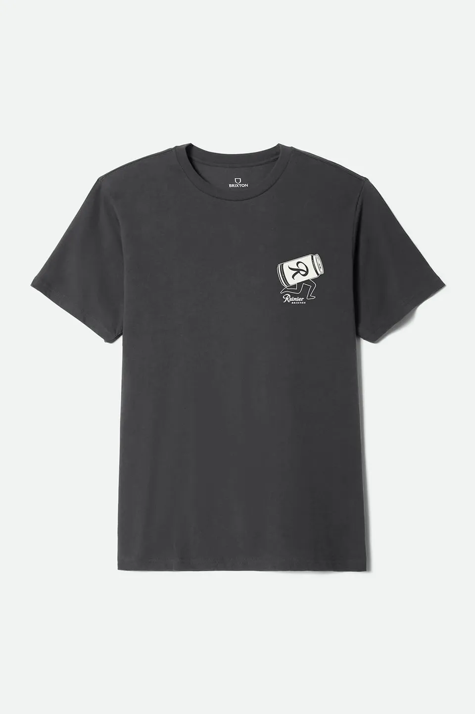 brixton-rainier-beer-run-t-shirt-schwarz-baumwolle image 1