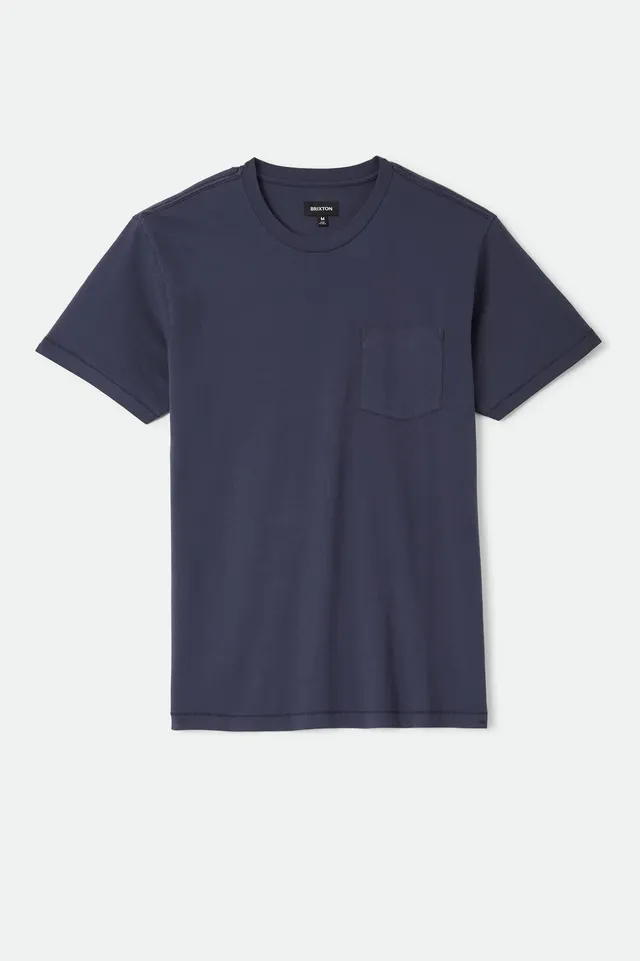 brixton-baseline-pocket-t-shirt-washed-navy-baumwolle image 1