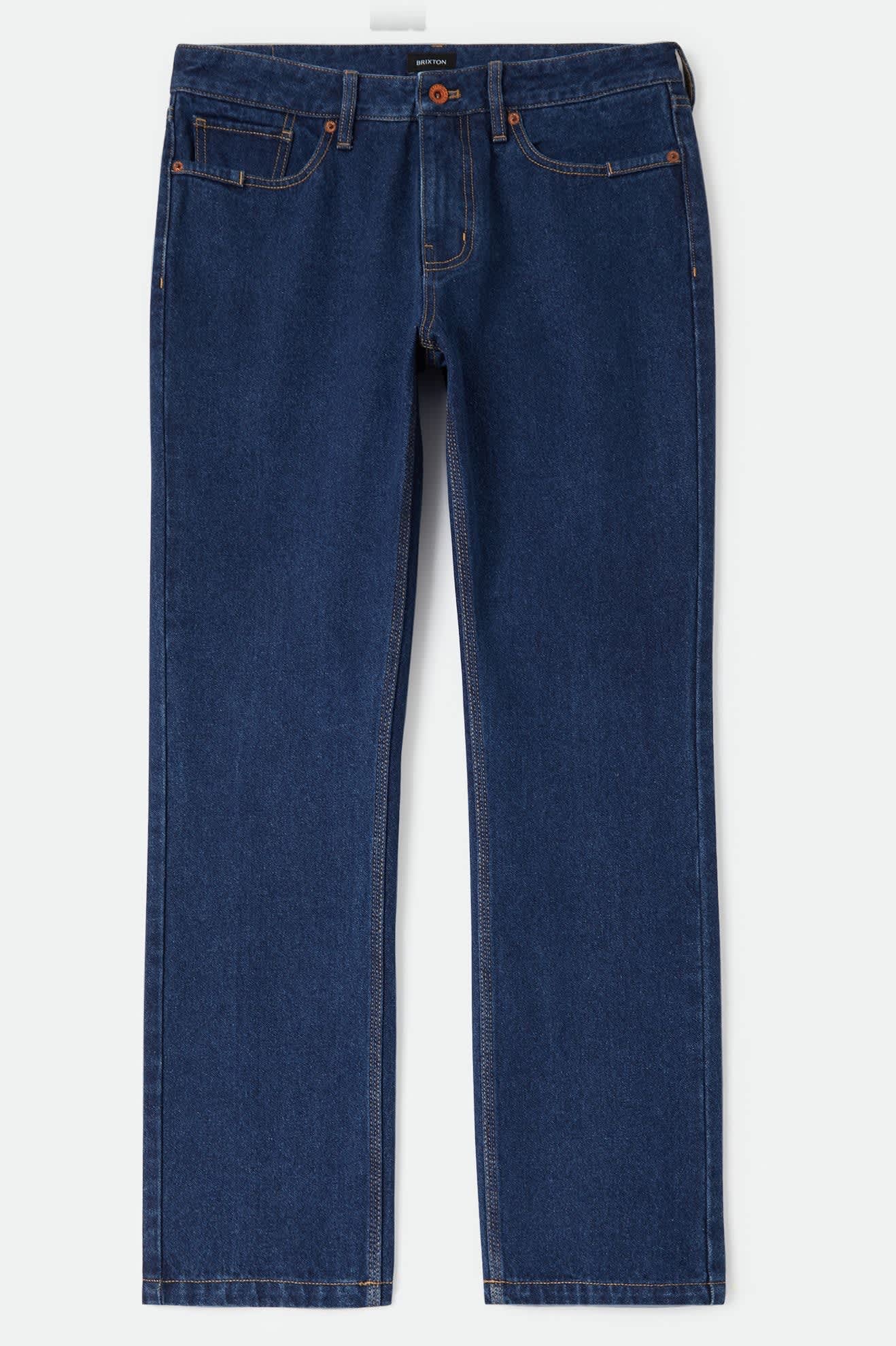 brixton-builders-5-pocket-pant-dark-denim-stretchhose image 1