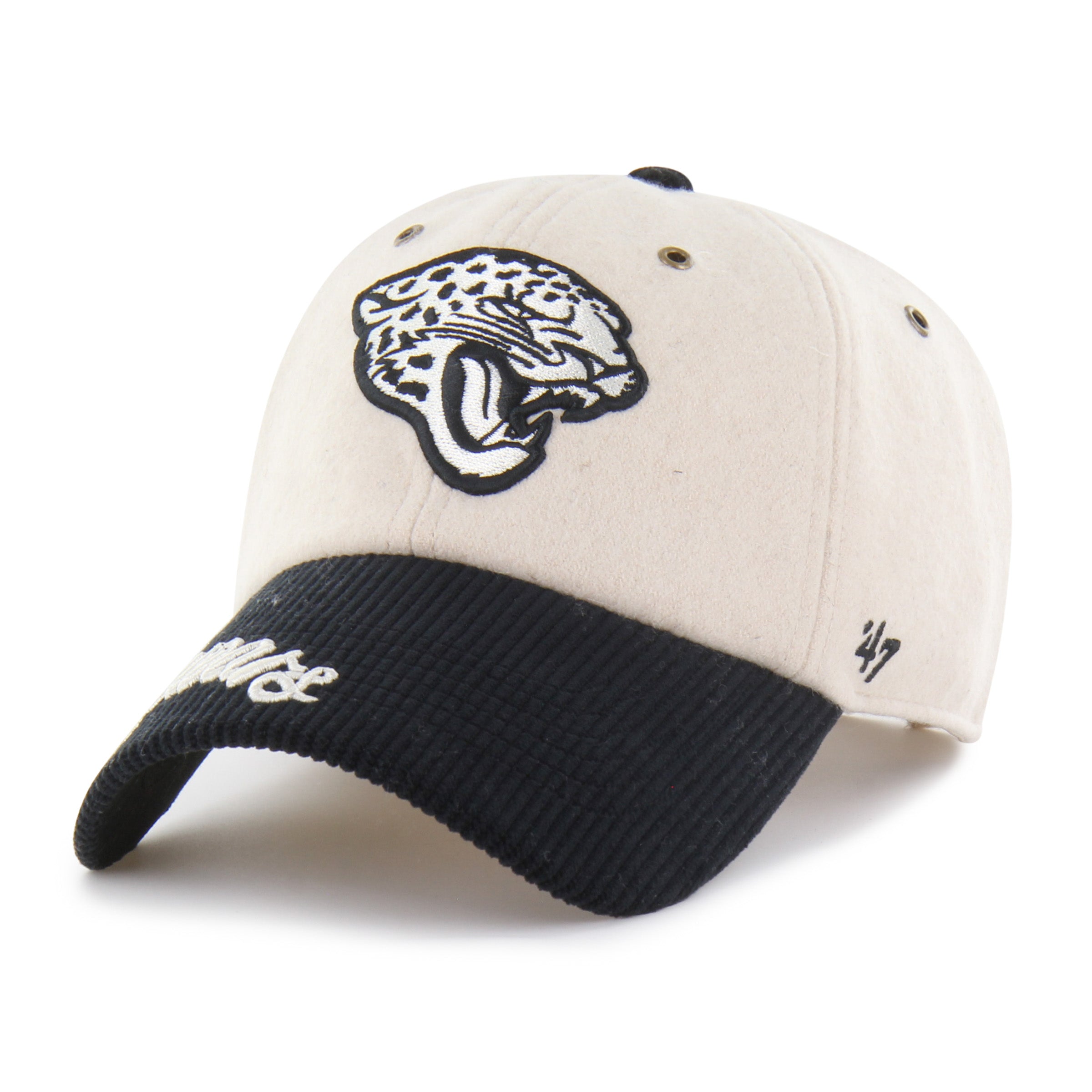 47-clean-up-jacksonville-jaguars-rope-script-cap-natural-damen image 3