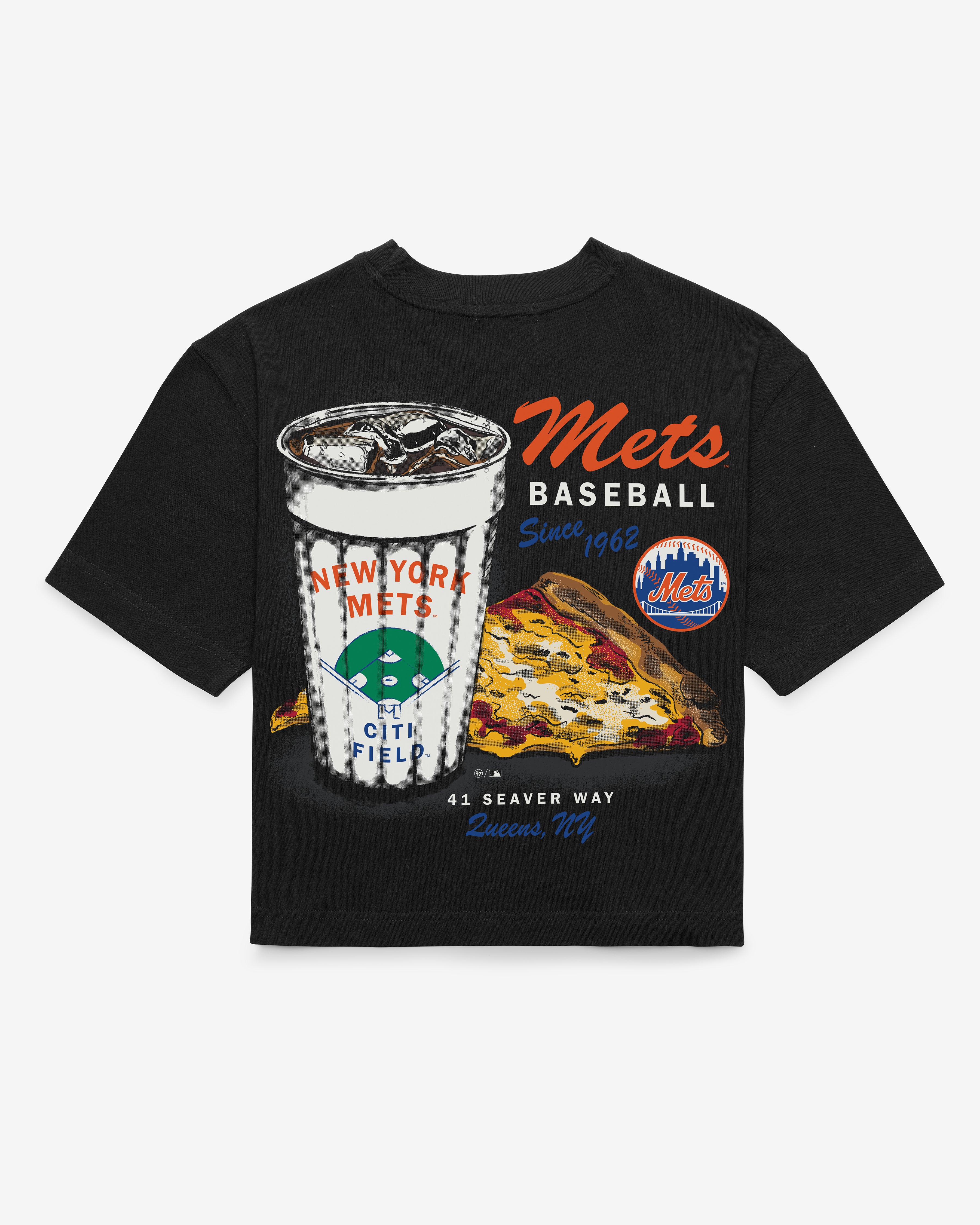 47-brand-reed-city-new-york-mets-grab-n-go-t-shirt-damen image 3