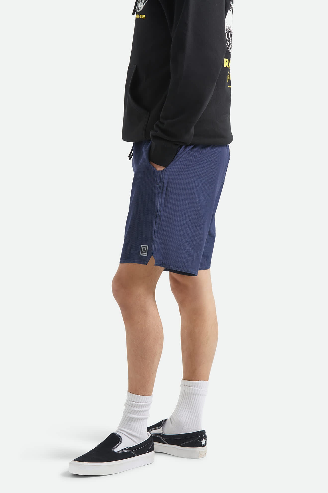 brixton-journey-active-short-midnight-blue-stretch image 3