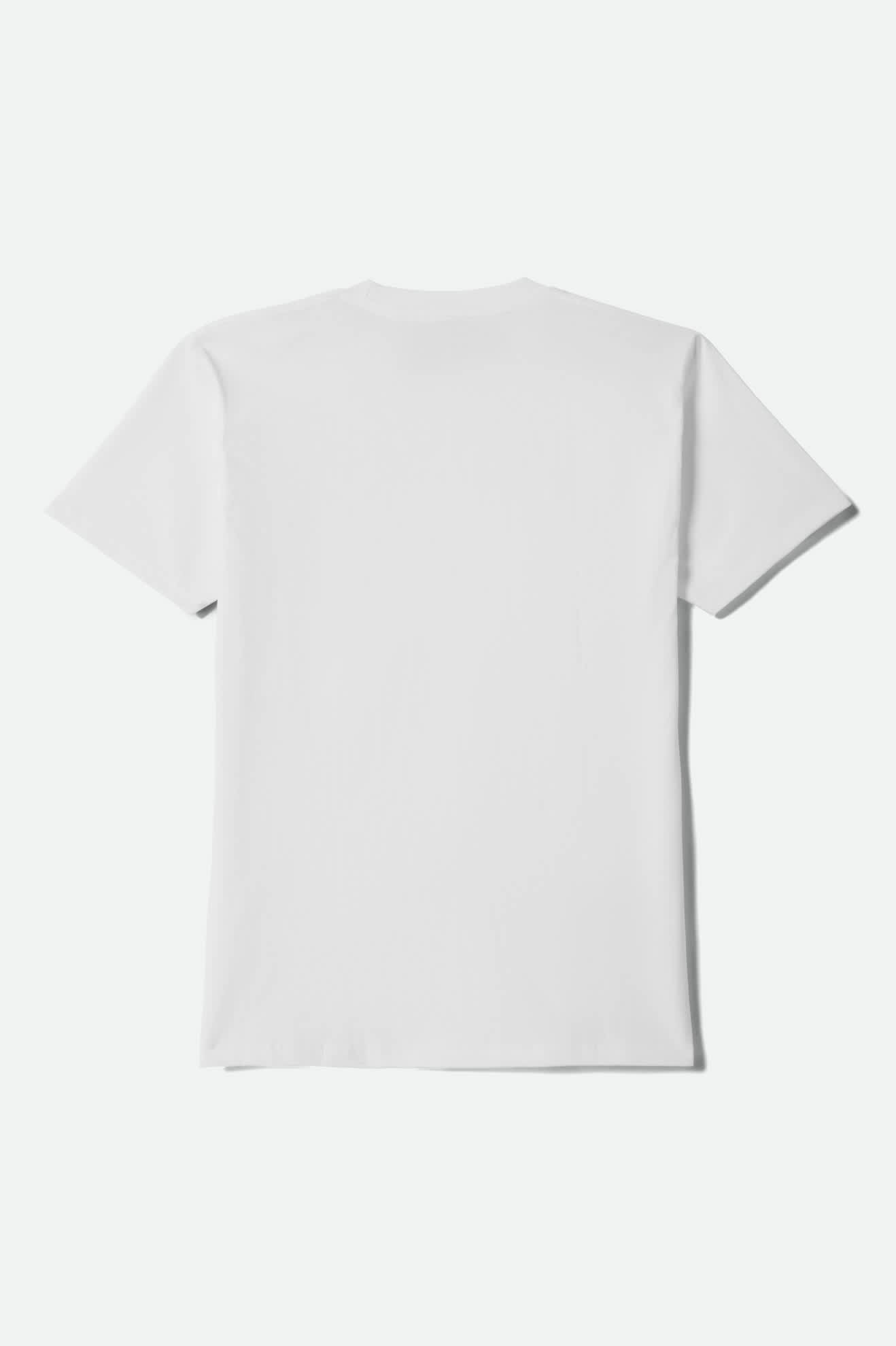 brixton-duston-t-shirt-weiss-western-print-baumwolle image 2