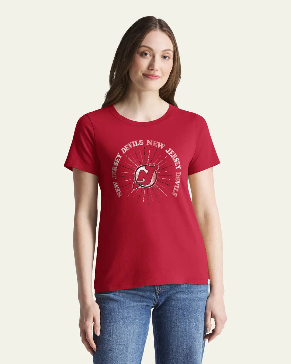 47-brand-everyday-new-jersey-devils-shine-lines-t-shirt-rot-damen image 1