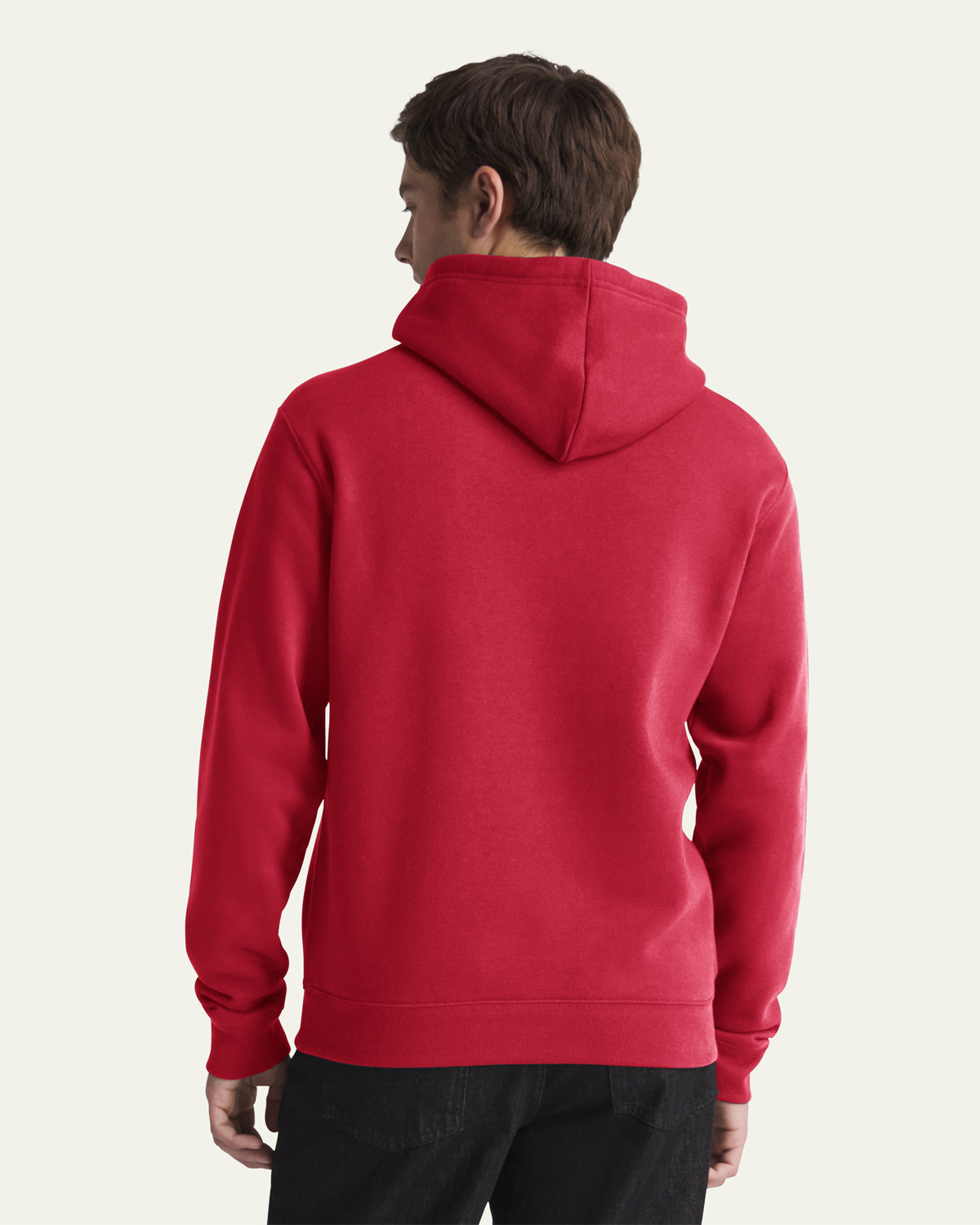 47-headline-crew-hoodie-rot-herren-baumwollmix image 2